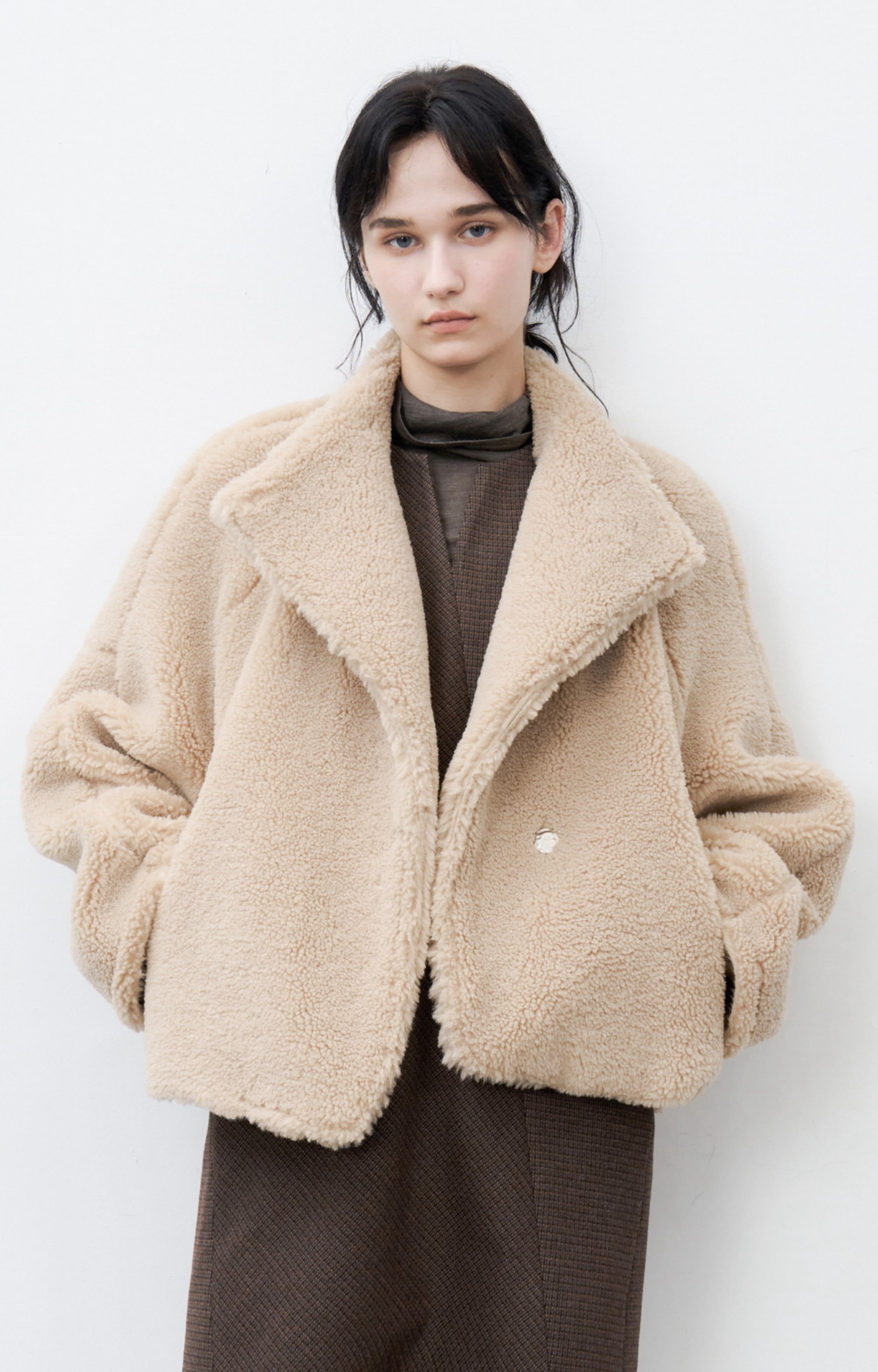 WARM LAPEL BOA JACKET / ウォームラペルボアジャケット