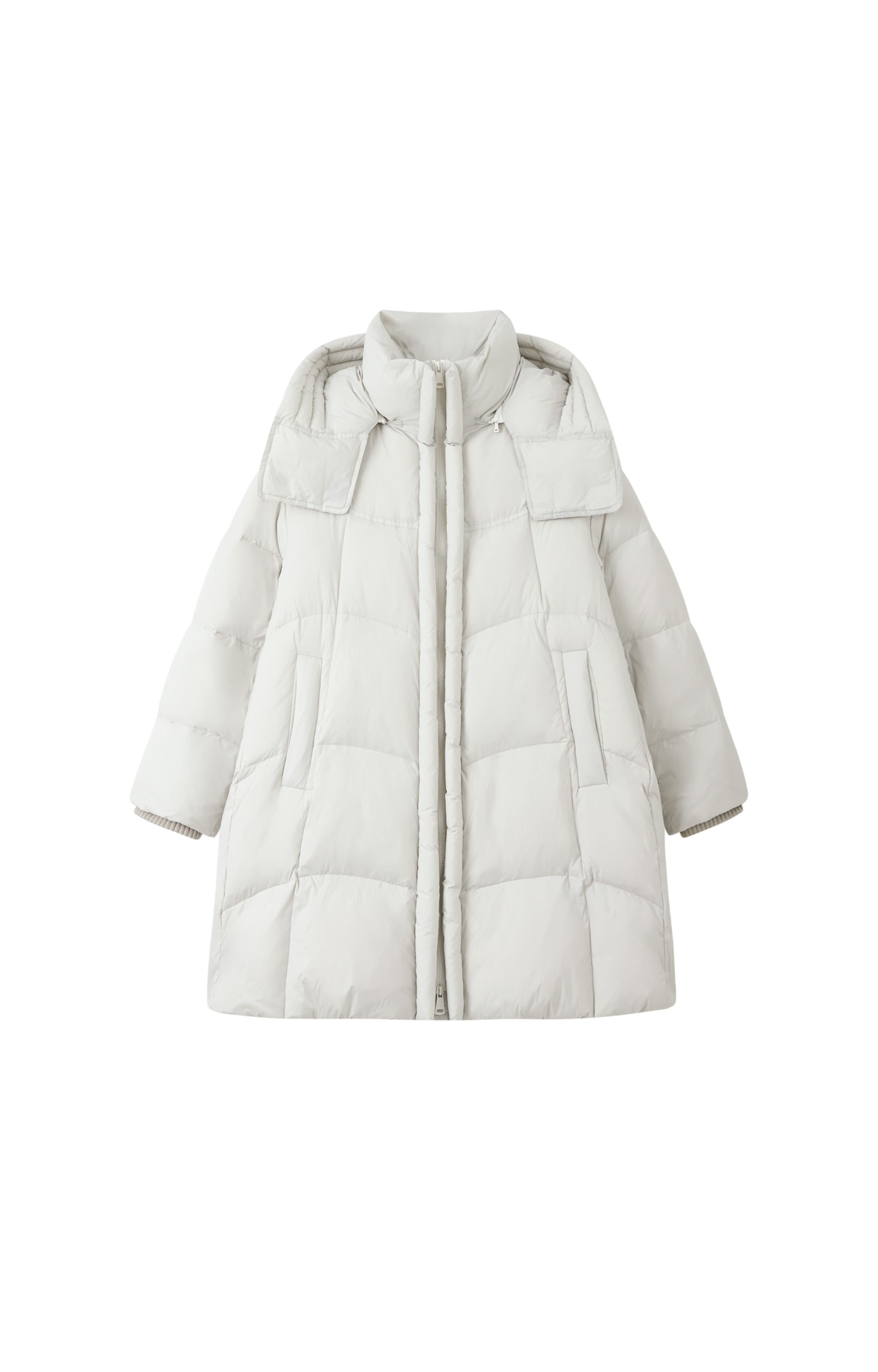 HOODED VOLUME MIDI DOWN