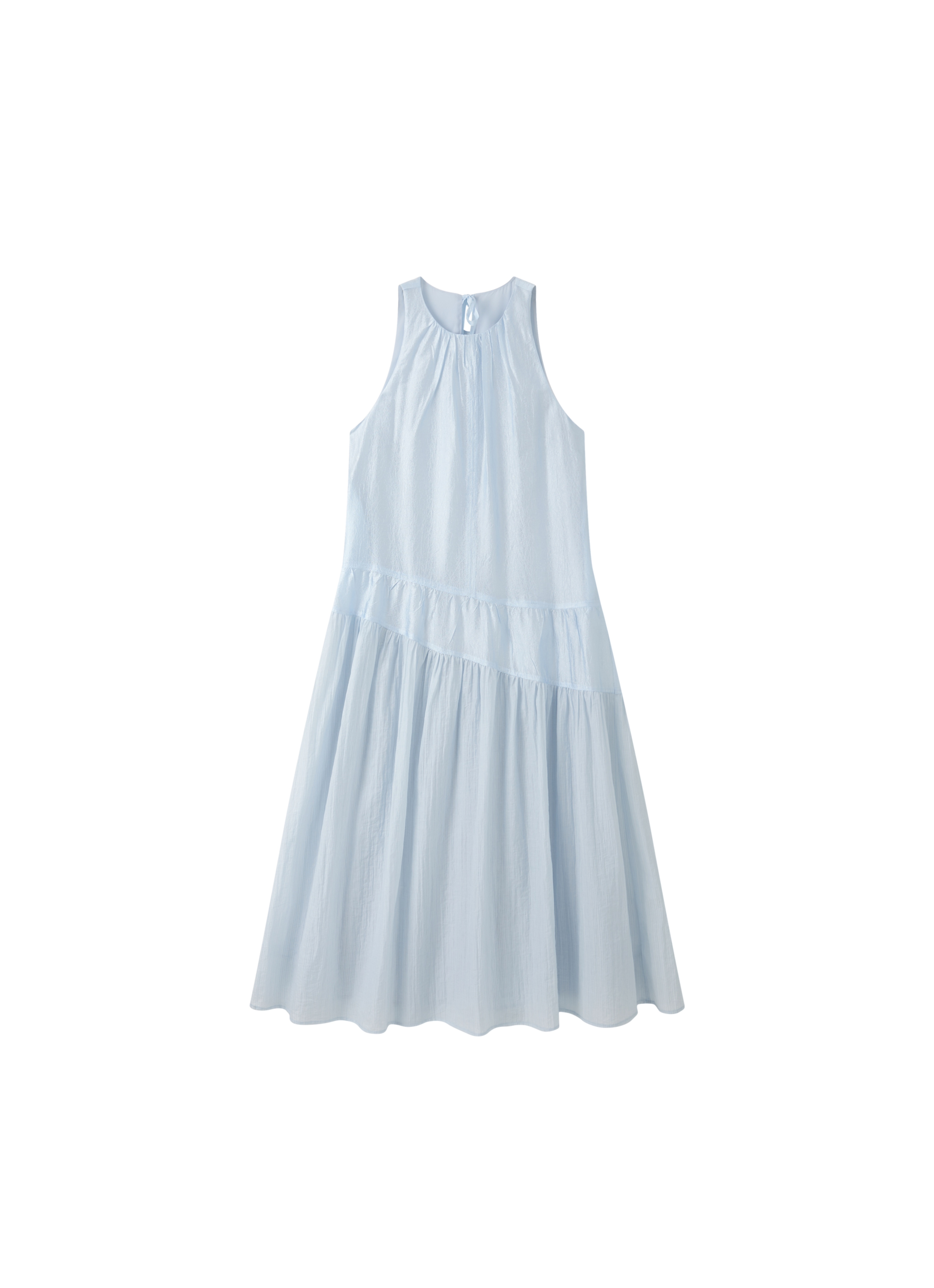 BACK RIBBON SMOOTH DRESS