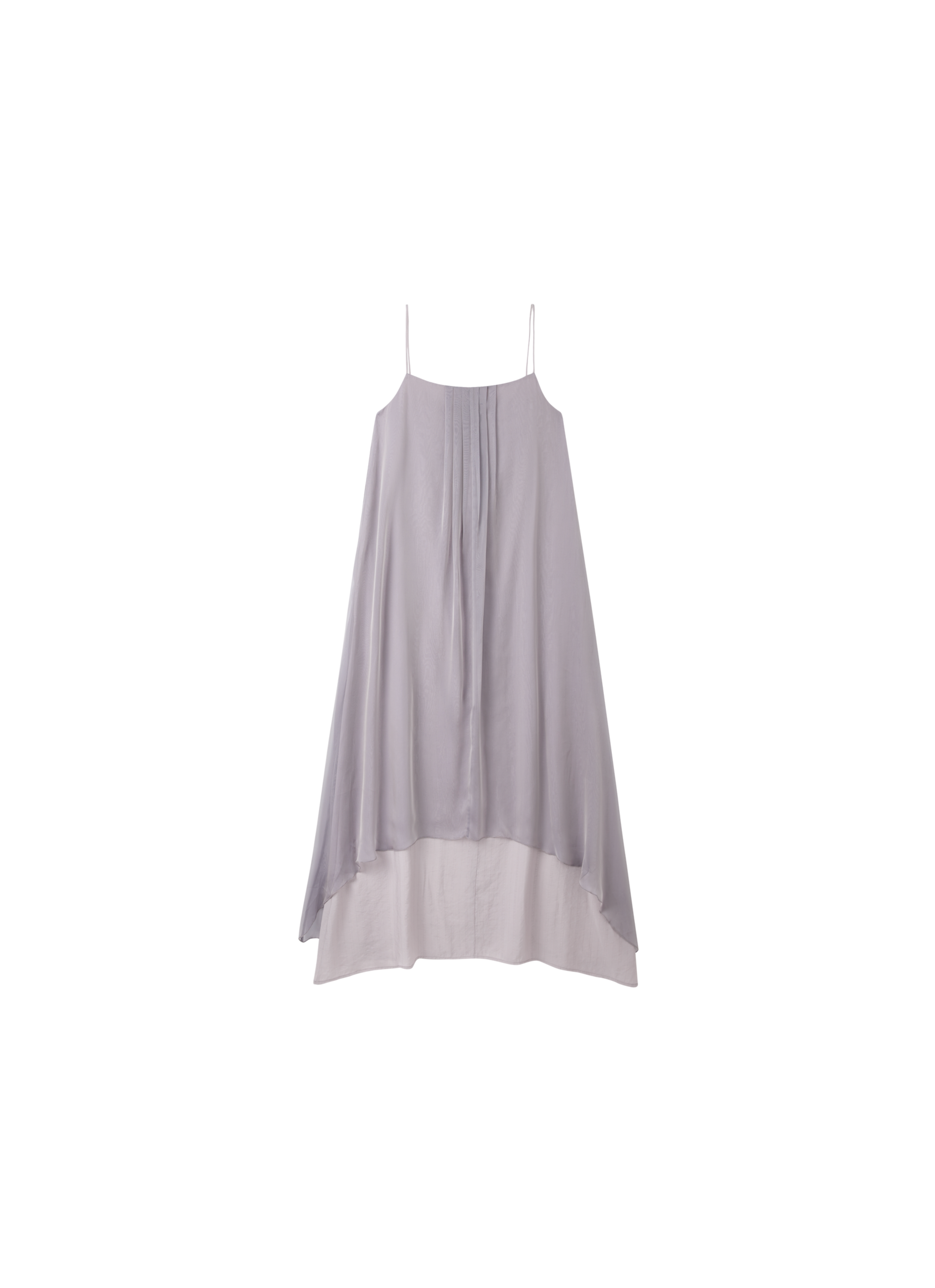 LAYERED PURPLE FLARE DRESS