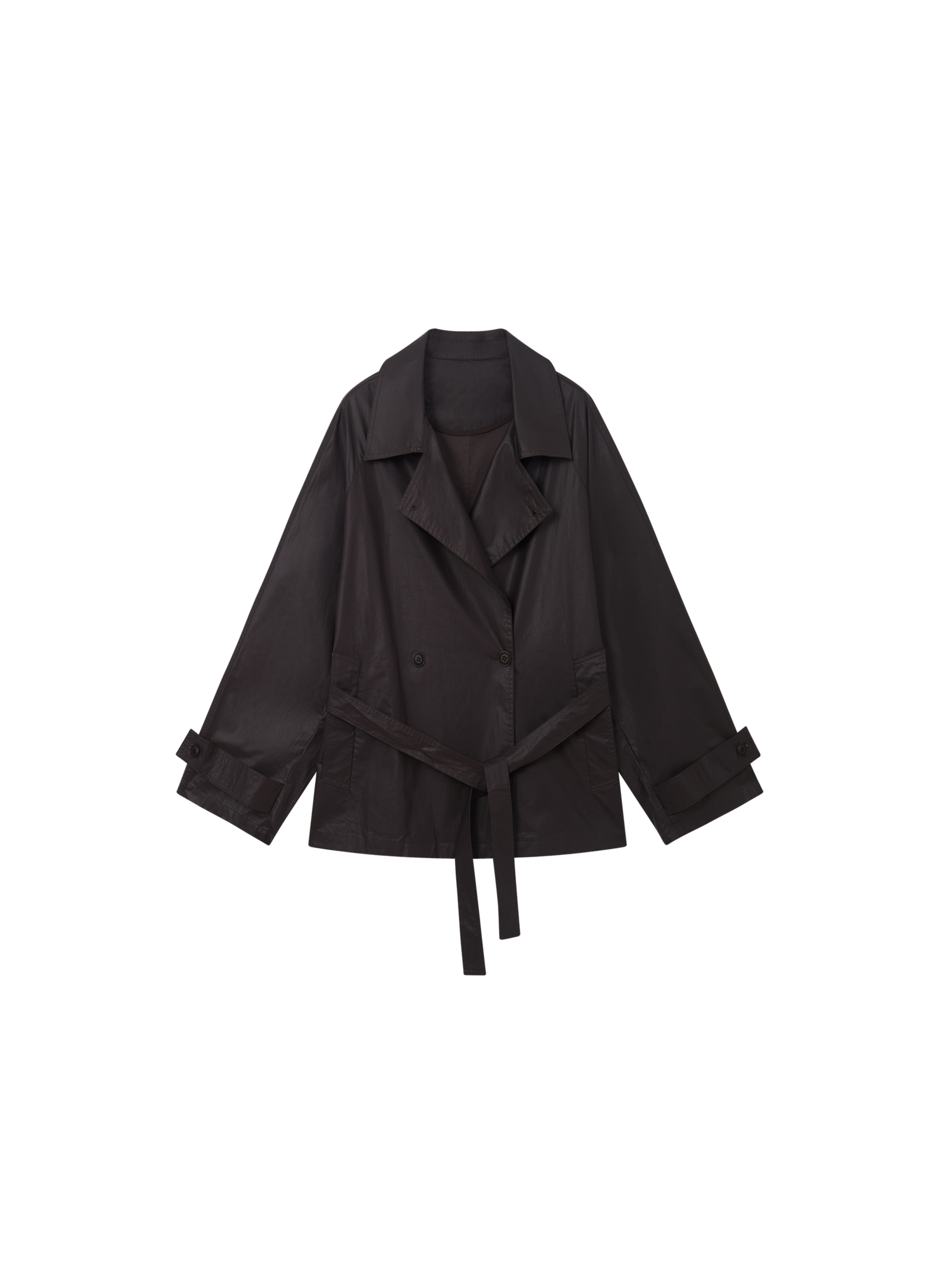 COATING TEXTURE MIDI TRENCH / コーティングテクスチャーミドルトレンチ