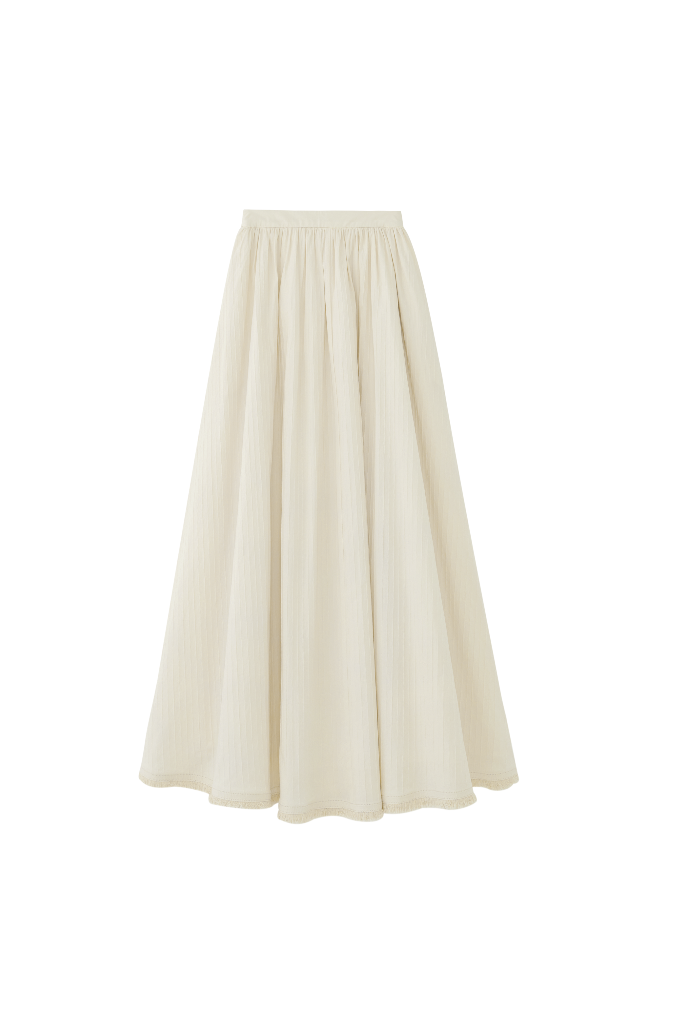 HEM FRINGE WAFFLE SKIRT / ヘムフリンジワッフルスカート