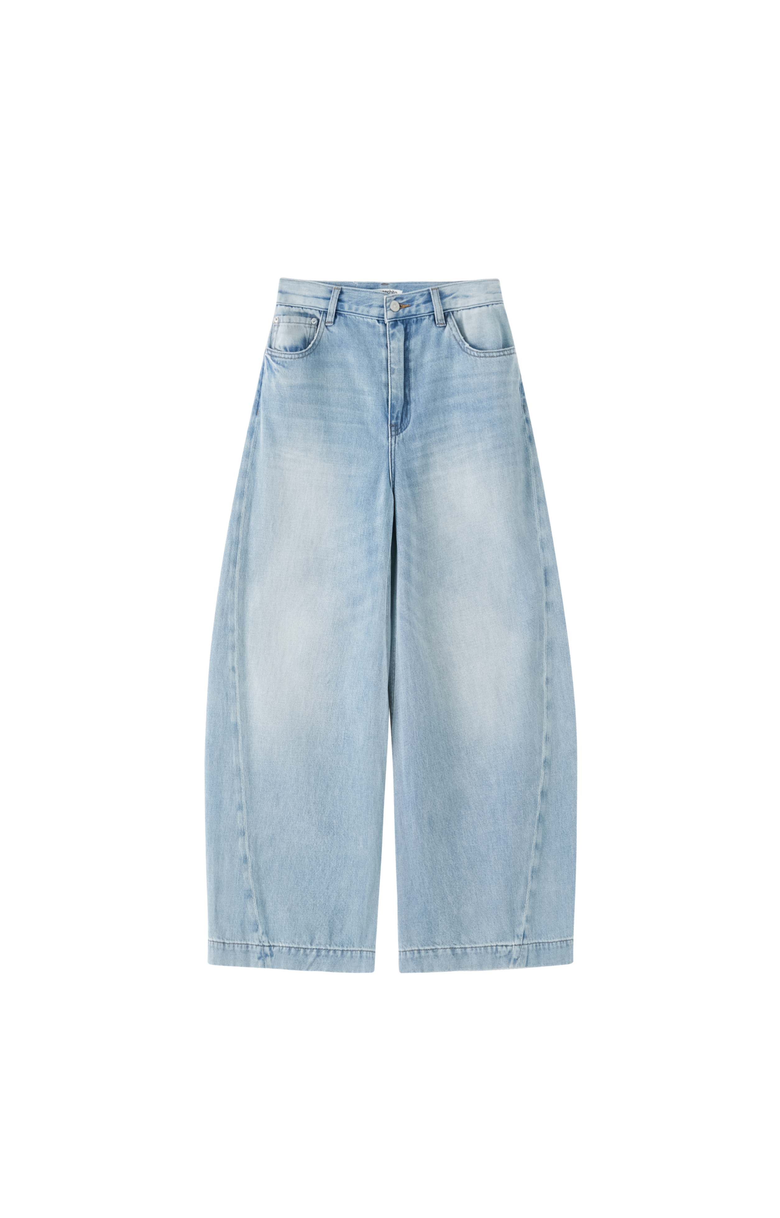 WASHED BLUE WIDE JEANS / 워시드 블루 와이드 청바지
