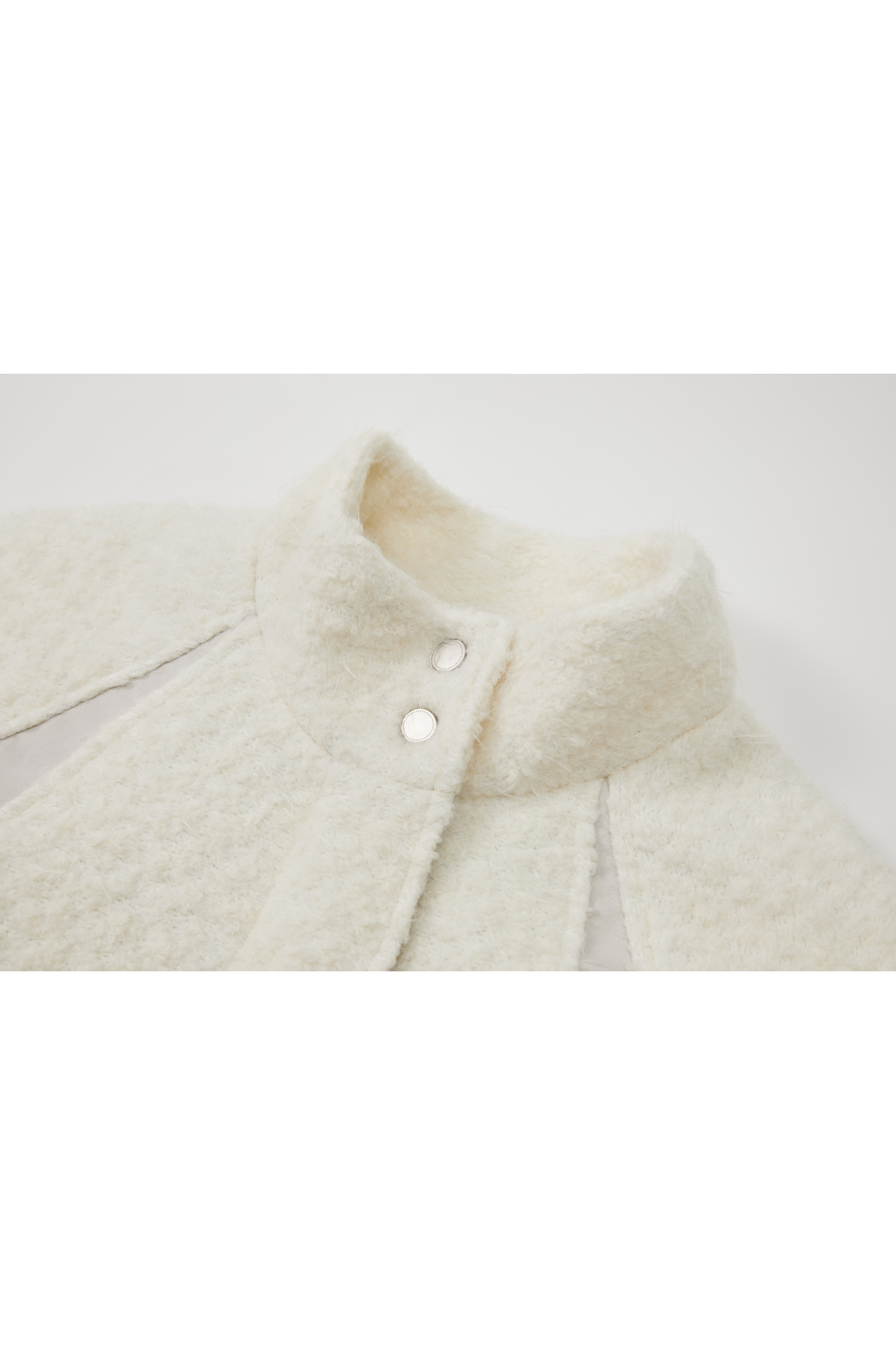 CONTRAST COLOR BOA SHORT JACKET / コントラストカラーボアショートジャケット