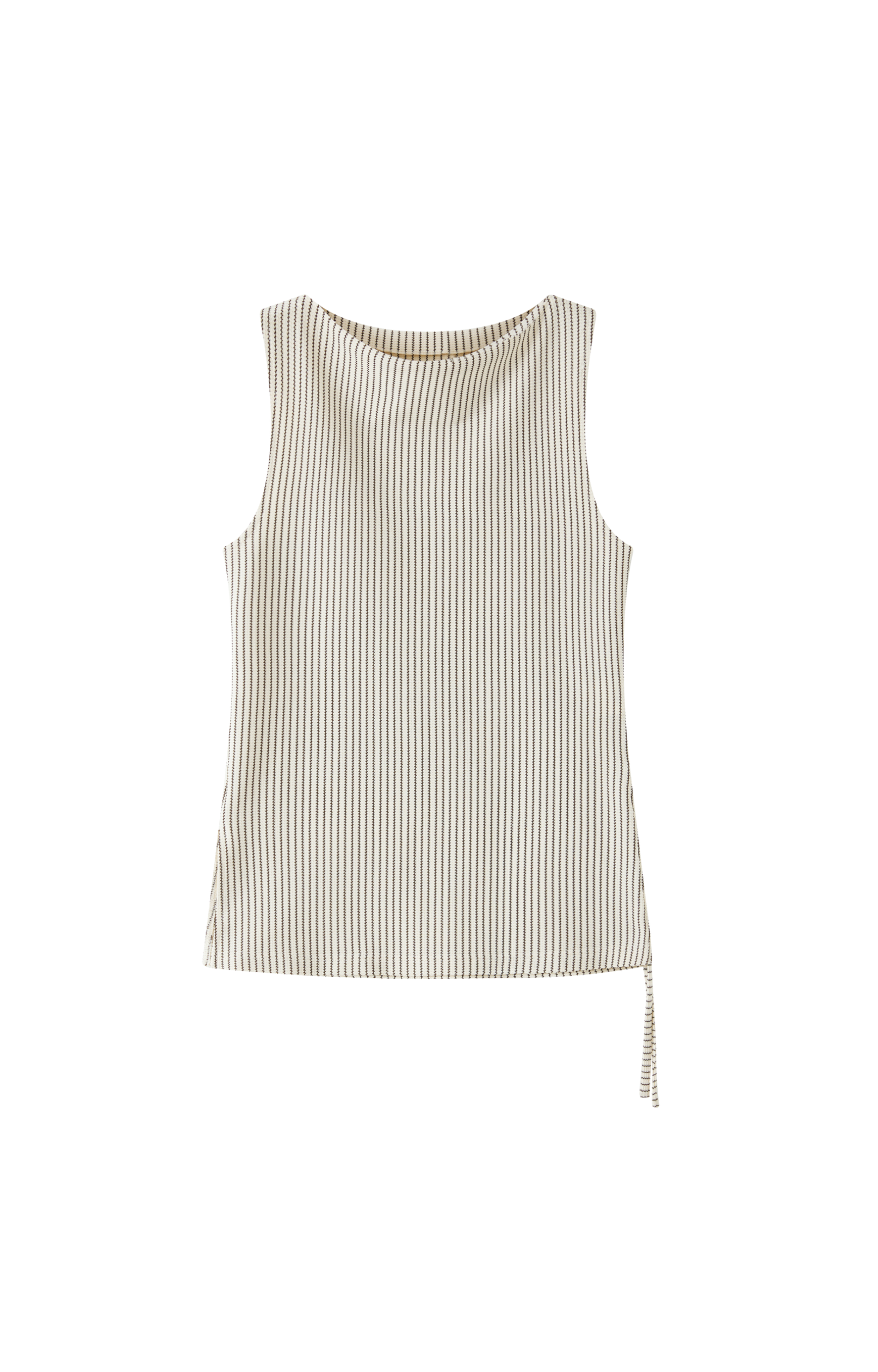 SIDE STRING STRIPE TOP / サイドストリングストライプトップ