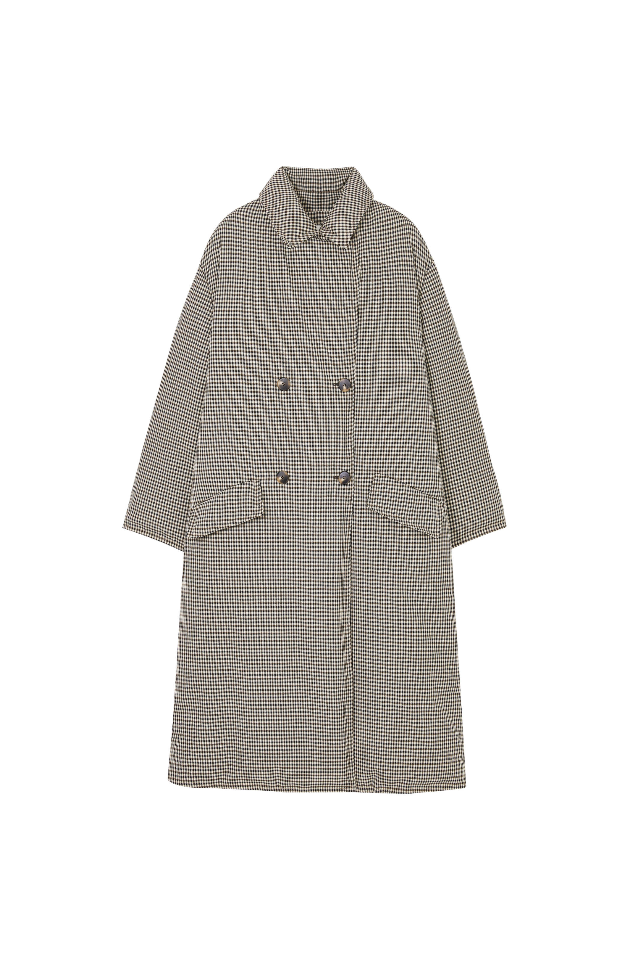 CLASSIC PLAID DOWN COAT / クラシカルチェックダウンコート