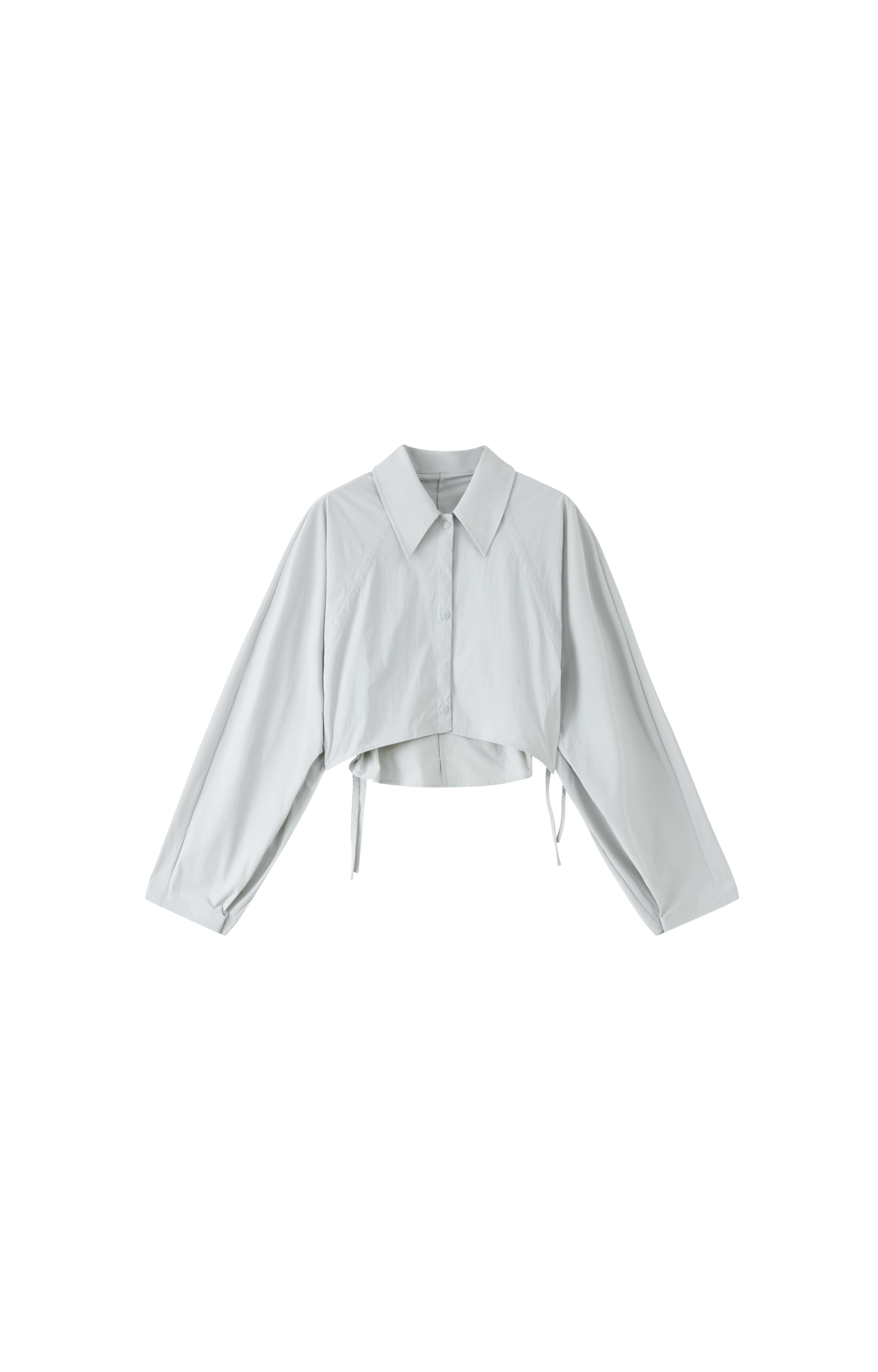 UV CUT BACK DRAWSTRING SHIRT