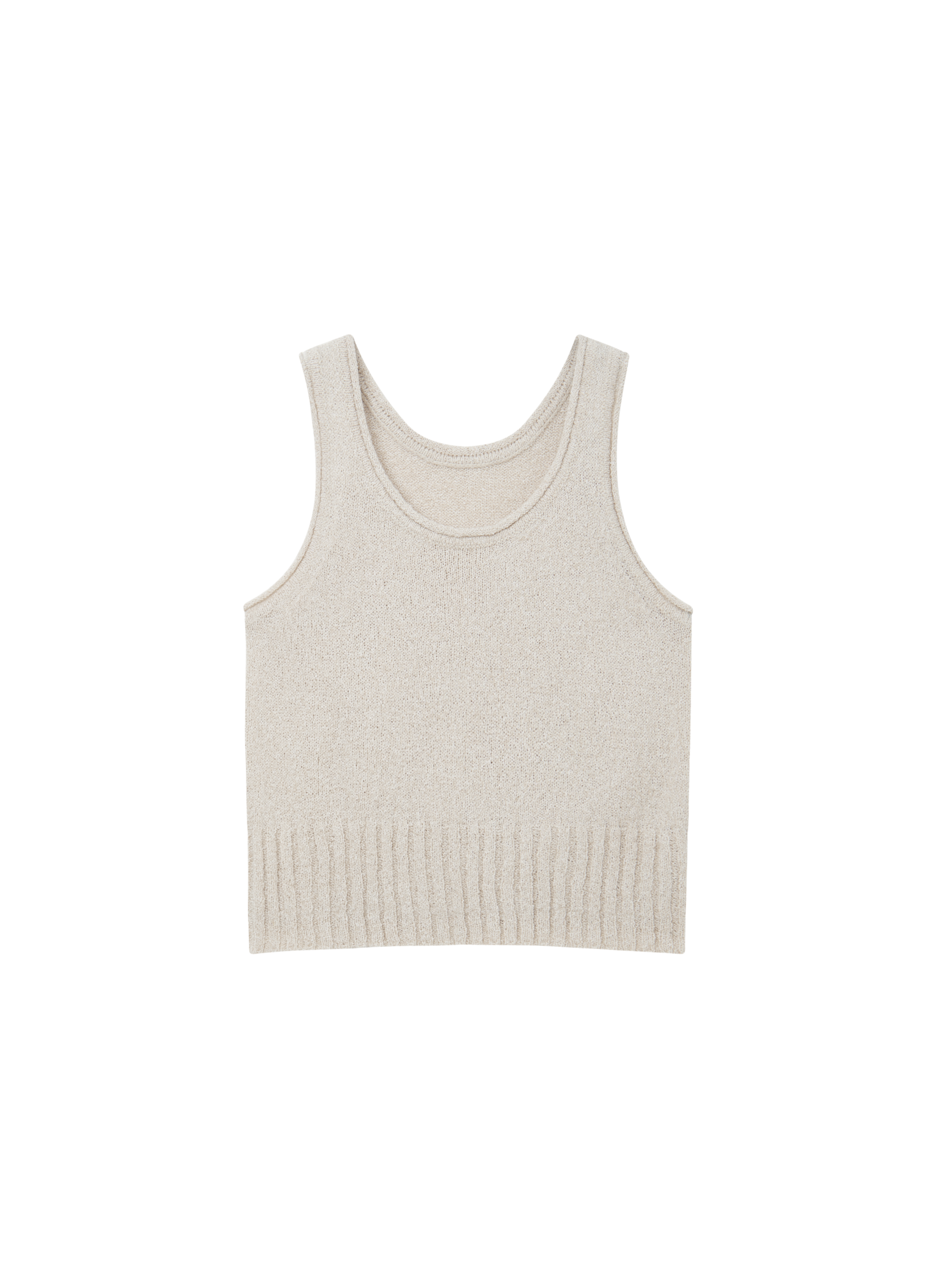 ROLL HEM KNIT VEST / ロールヘムニットベスト