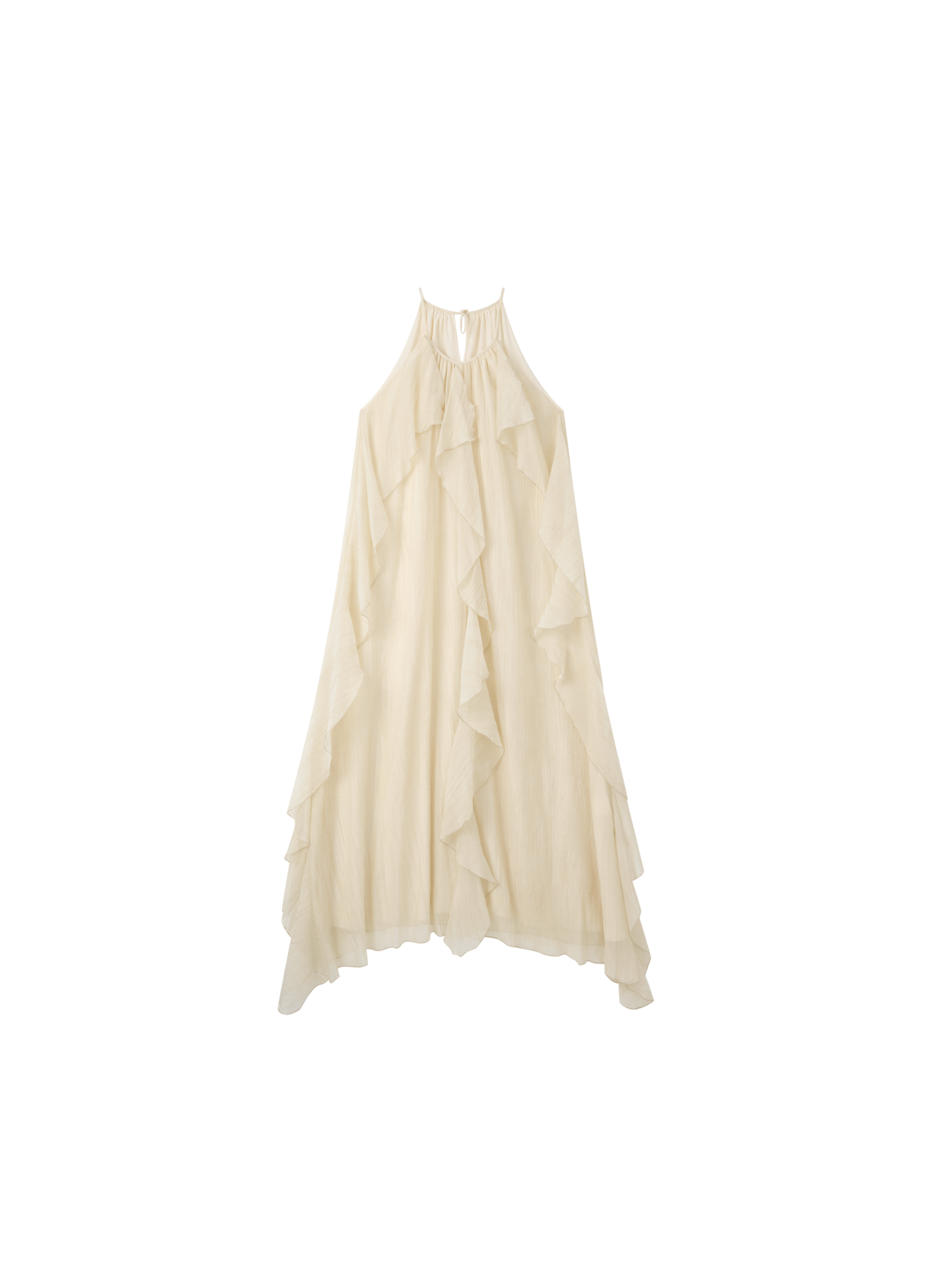 ROMANTIC SHEER FRILL DRESS