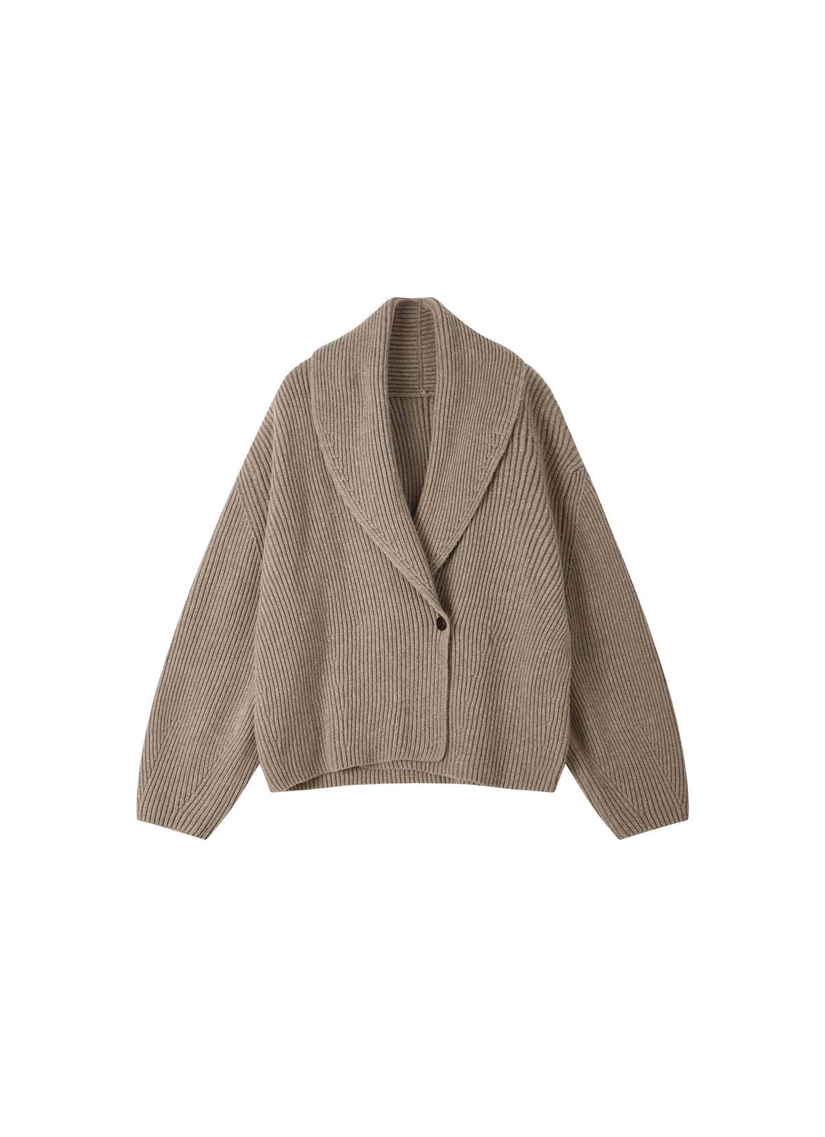 CHUNKY RIB KNIT JACKET
