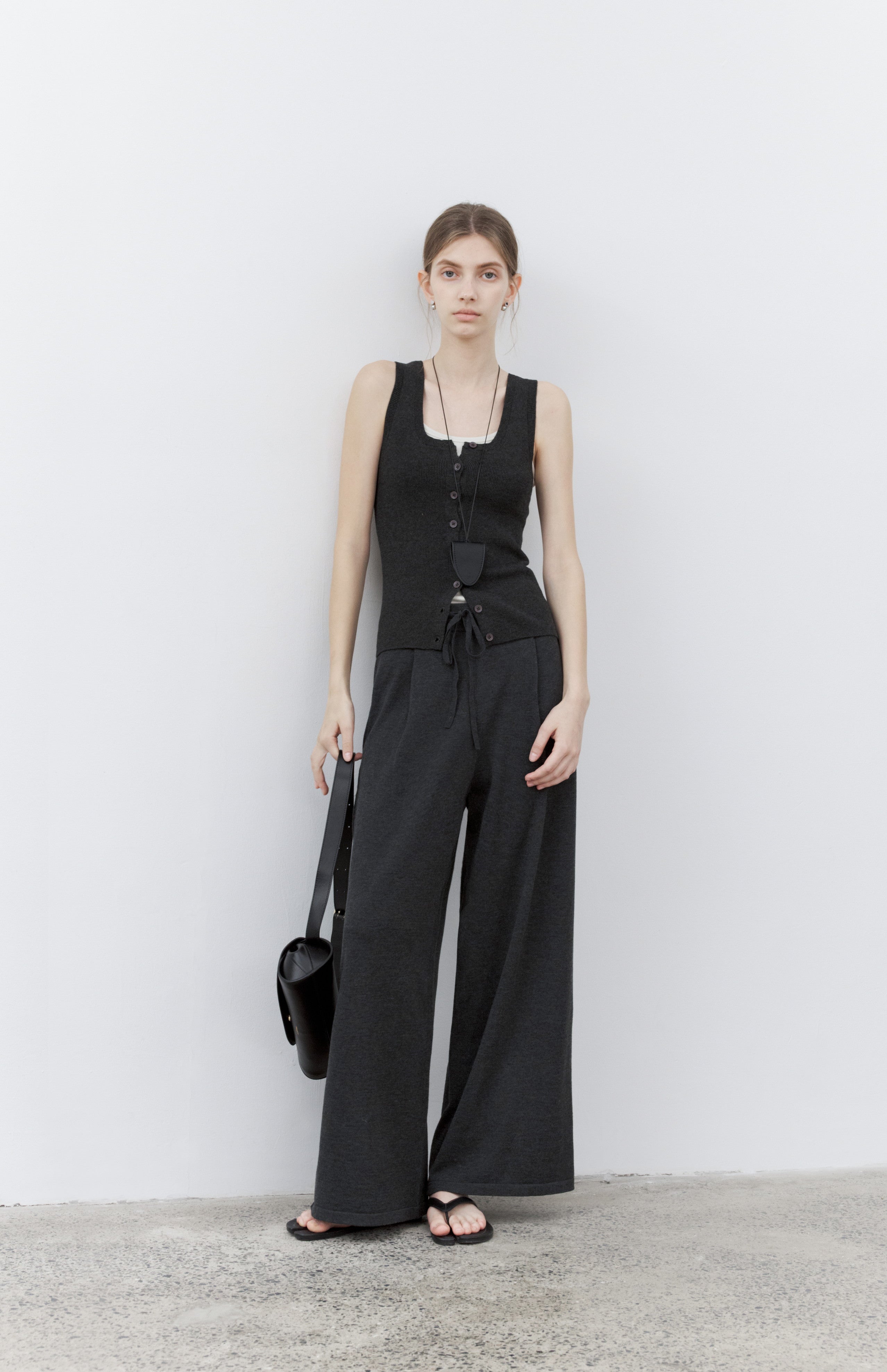 AIRY DRAPE WIDE PANTS / エアリードレープワイドパンツ