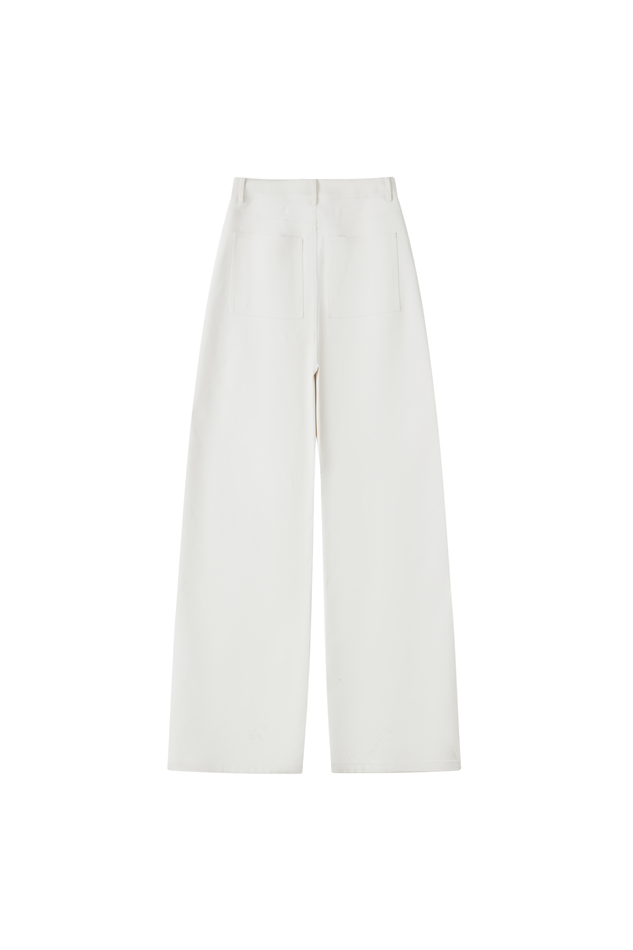 WHITE LOOSE SOFT PANTS