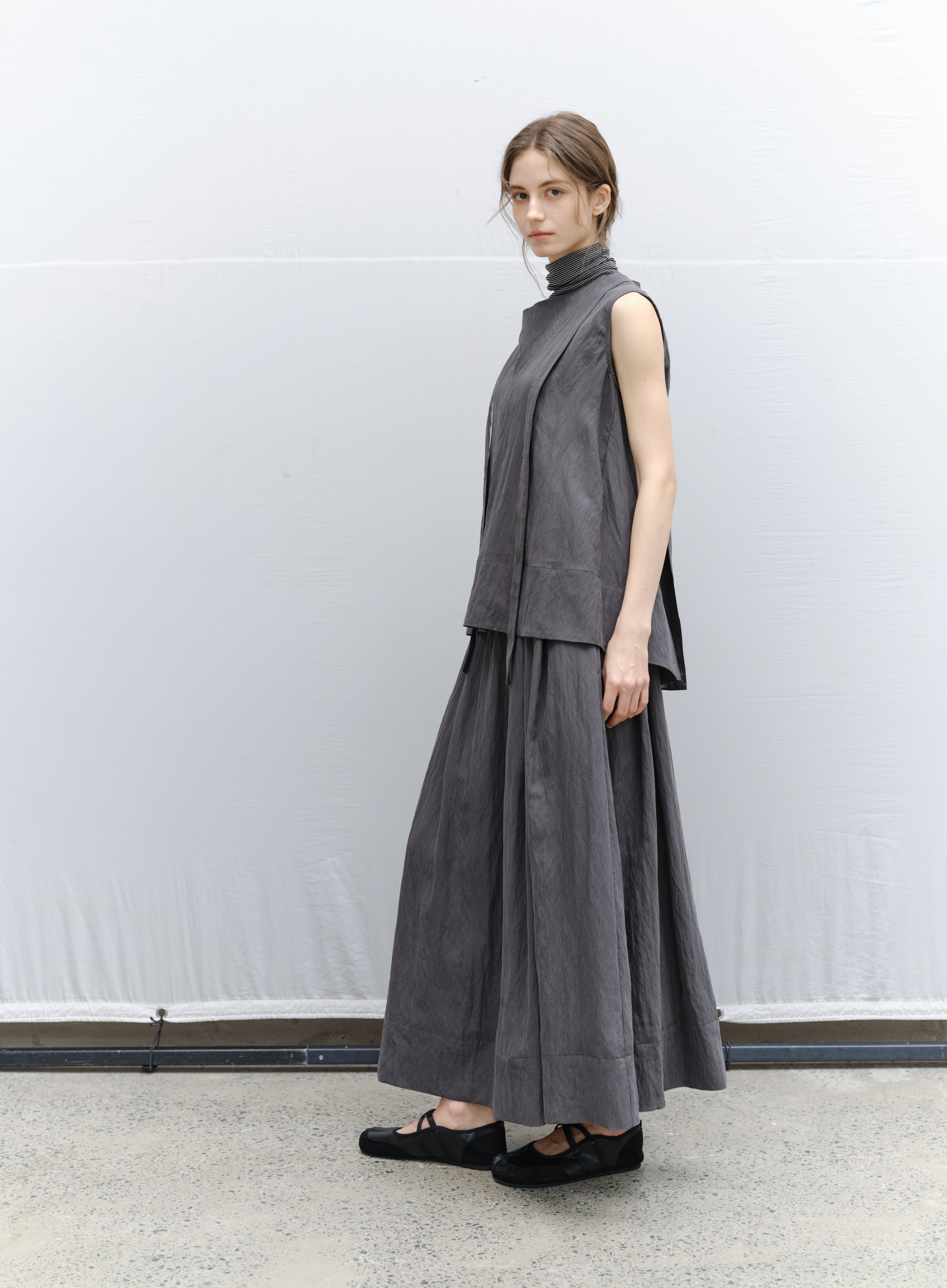 DRY CRINKLE SMOOTH SKIRT / ドライクリンクルスムーススカート