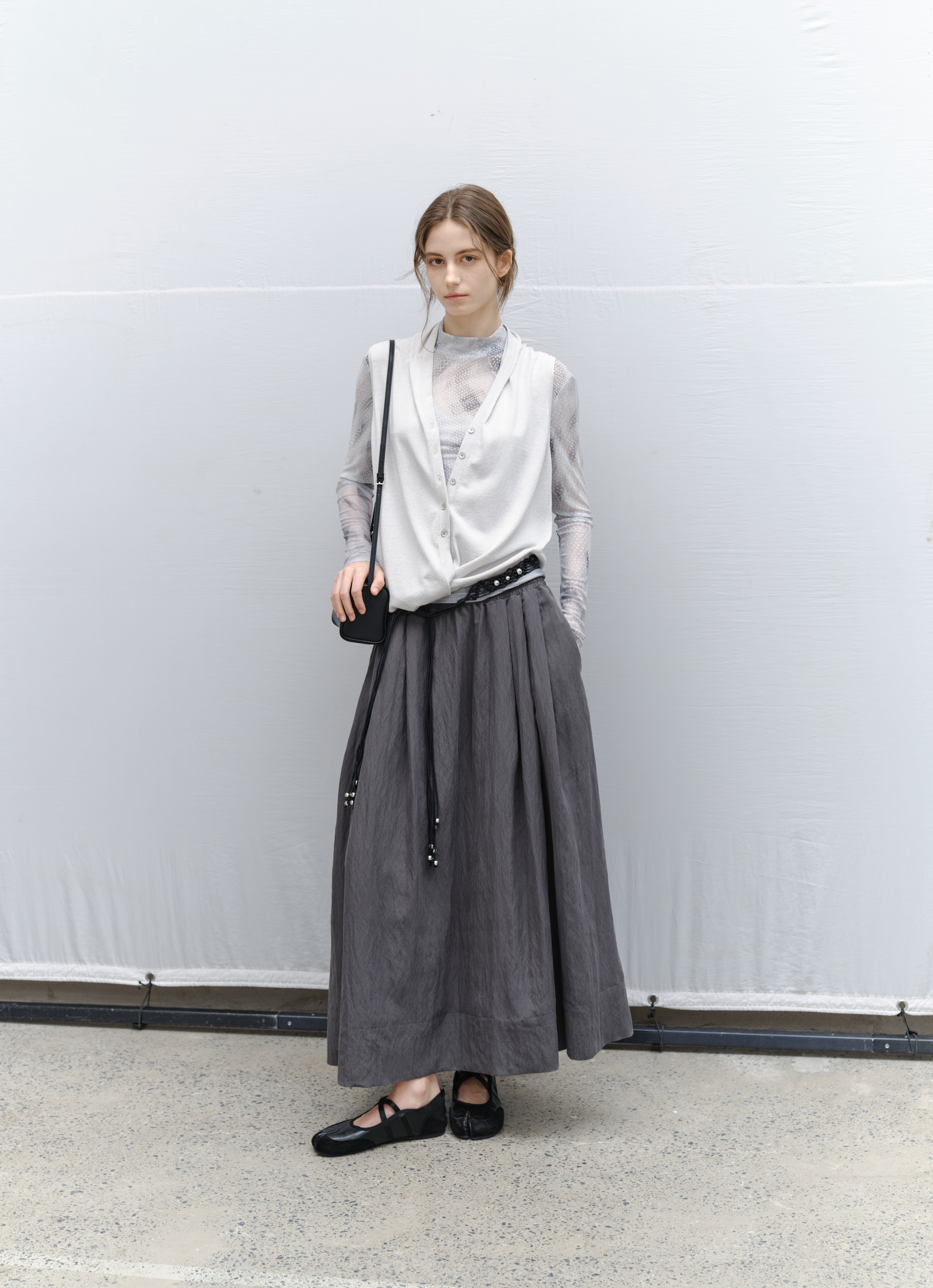 DRY CRINKLE SMOOTH SKIRT / ドライクリンクルスムーススカート