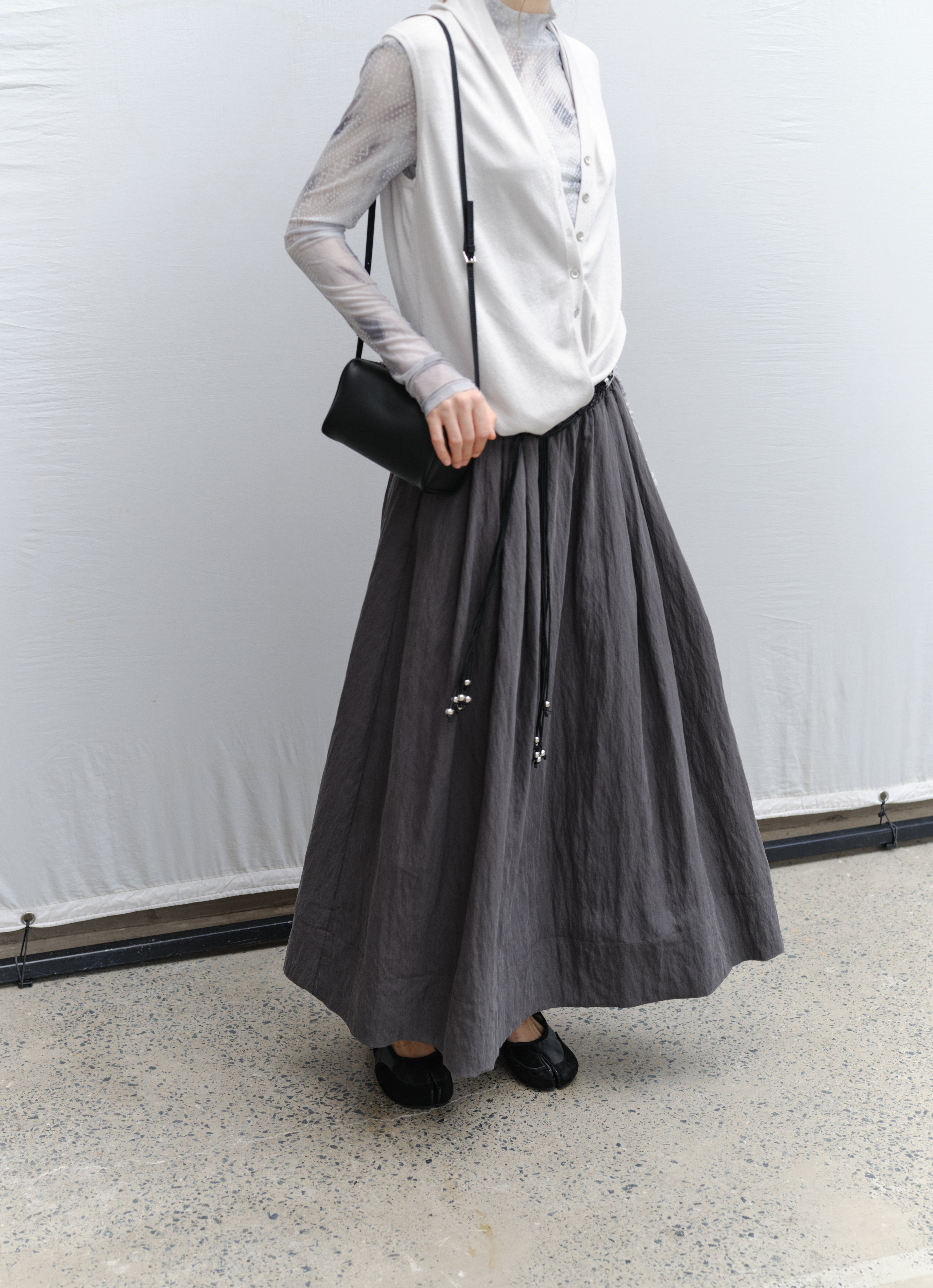 DRY CRINKLE SMOOTH SKIRT / ドライクリンクルスムーススカート