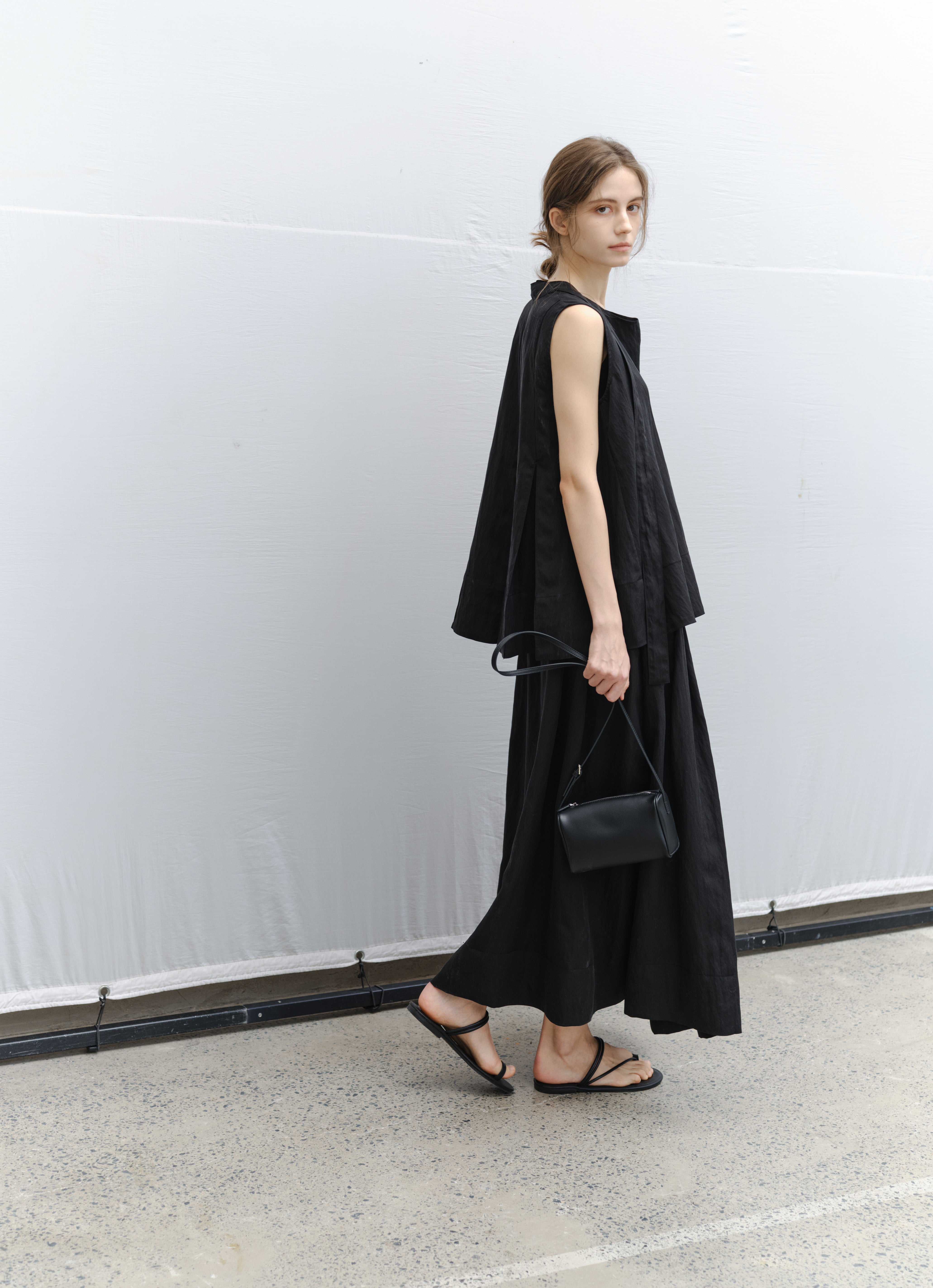 DRY CRINKLE SMOOTH BLOUSE / ドライクリンクルスムースブラウス