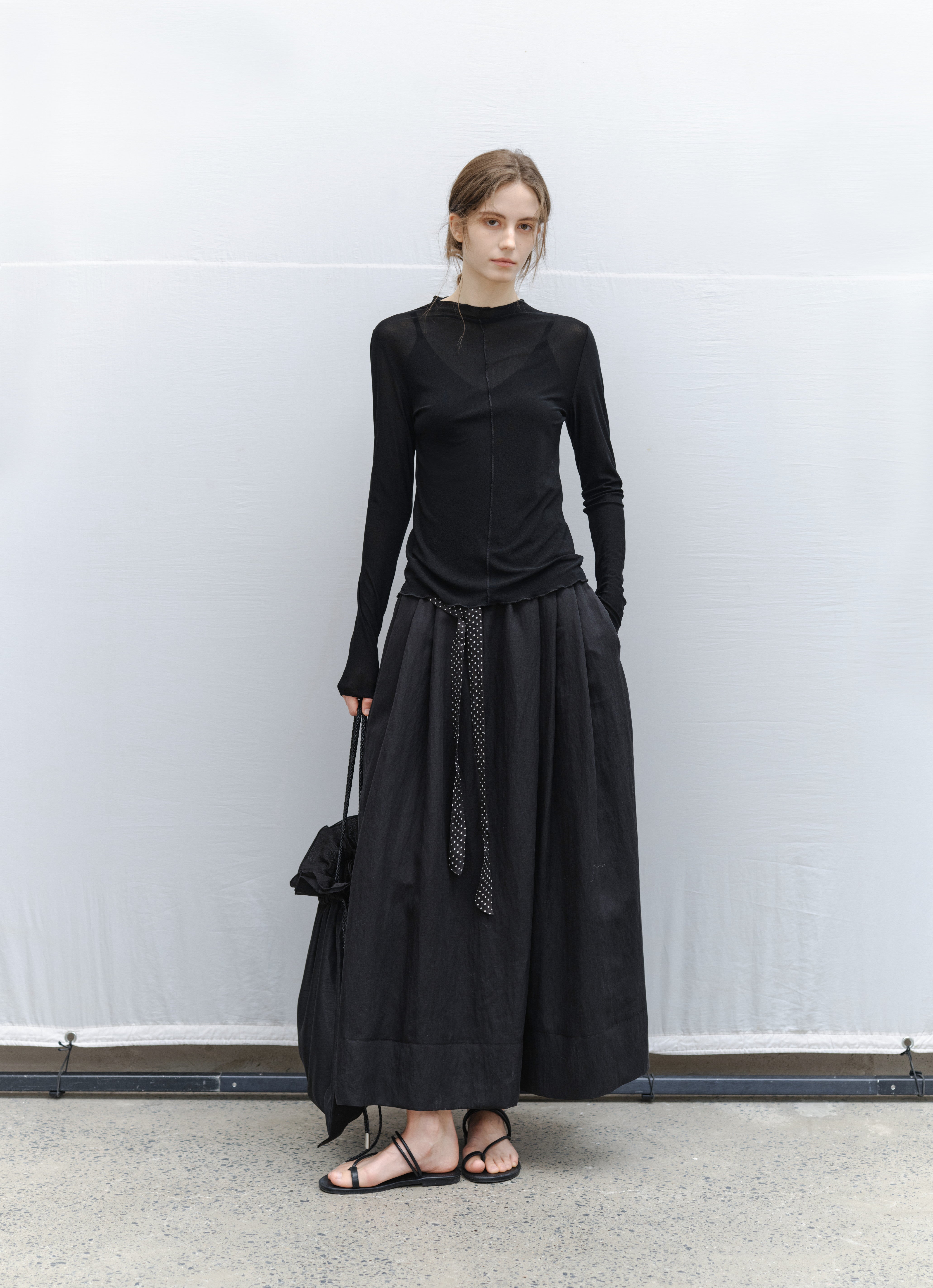 DRY CRINKLE SMOOTH SKIRT / ドライクリンクルスムーススカート