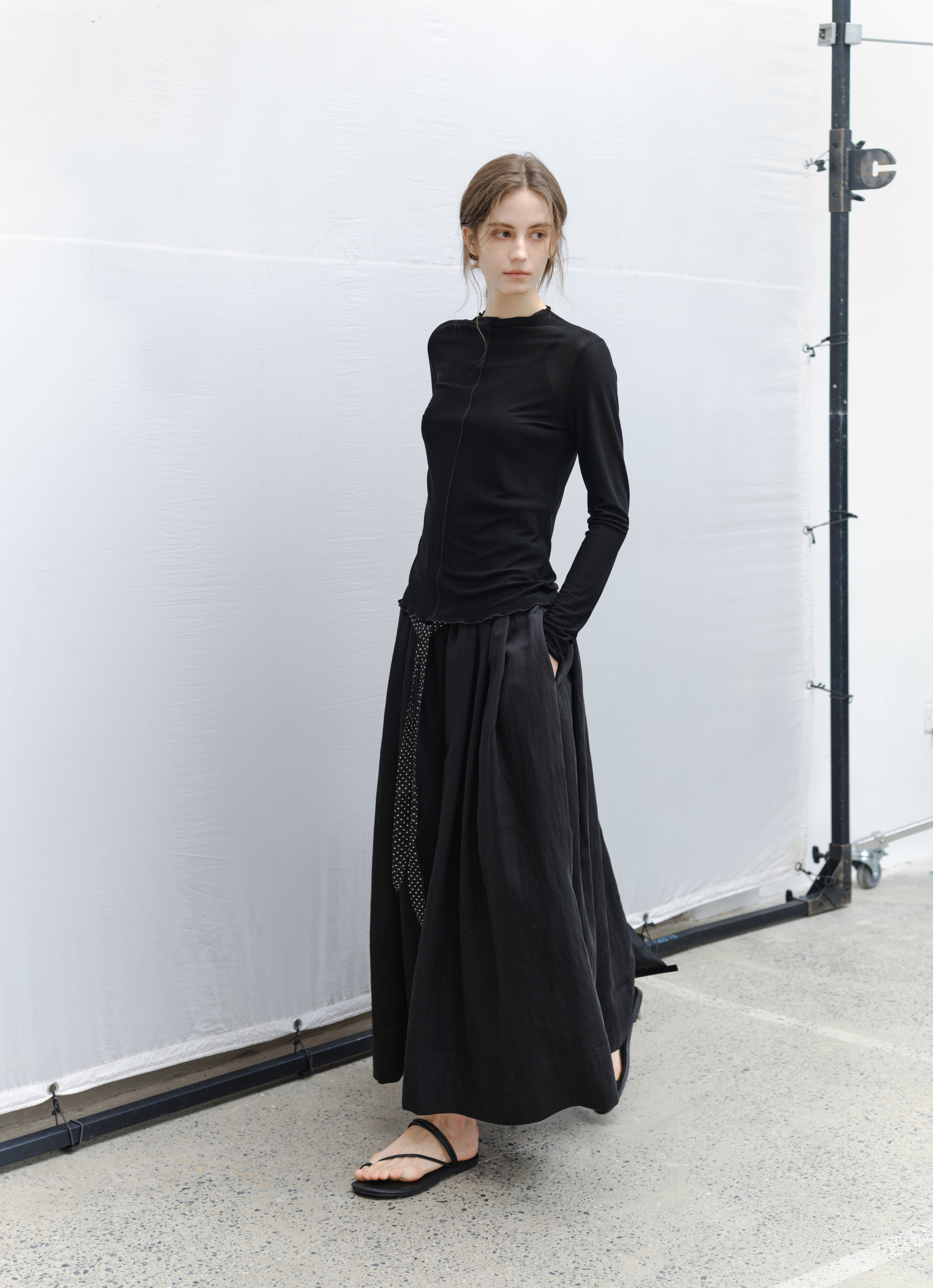 DRY CRINKLE SMOOTH SKIRT / ドライクリンクルスムーススカート