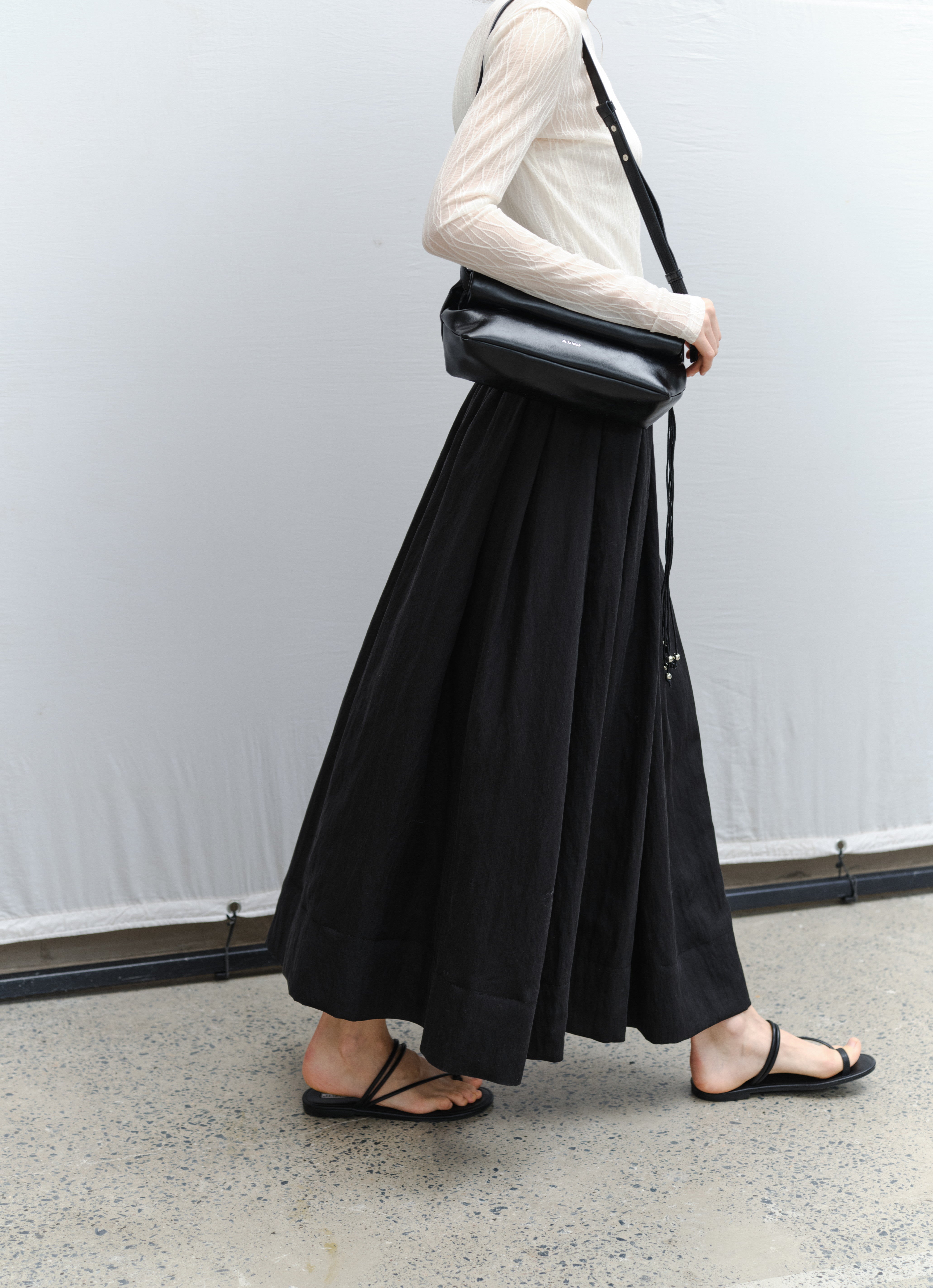 DRY CRINKLE SMOOTH SKIRT / ドライクリンクルスムーススカート