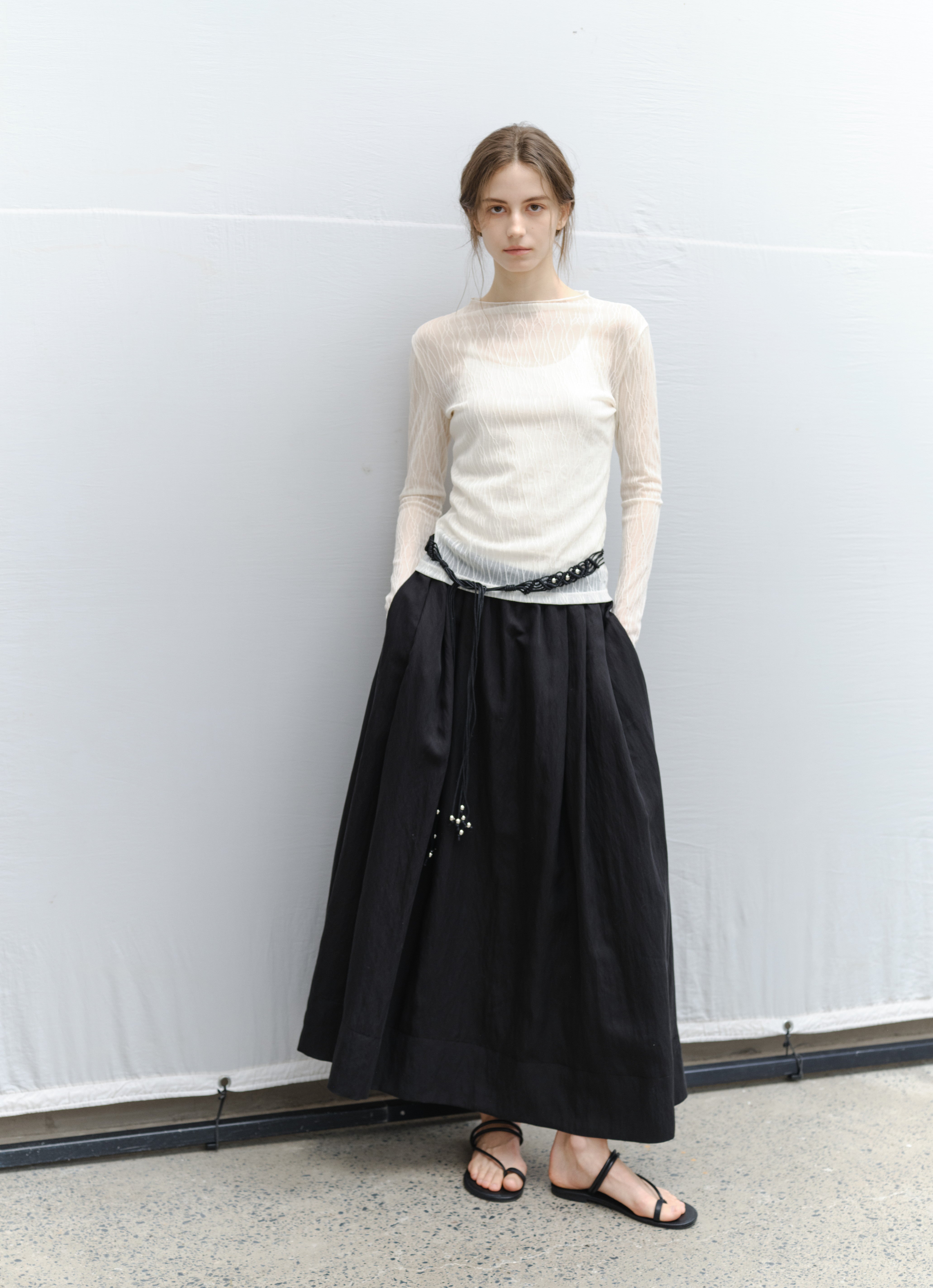 DRY CRINKLE SMOOTH SKIRT / ドライクリンクルスムーススカート