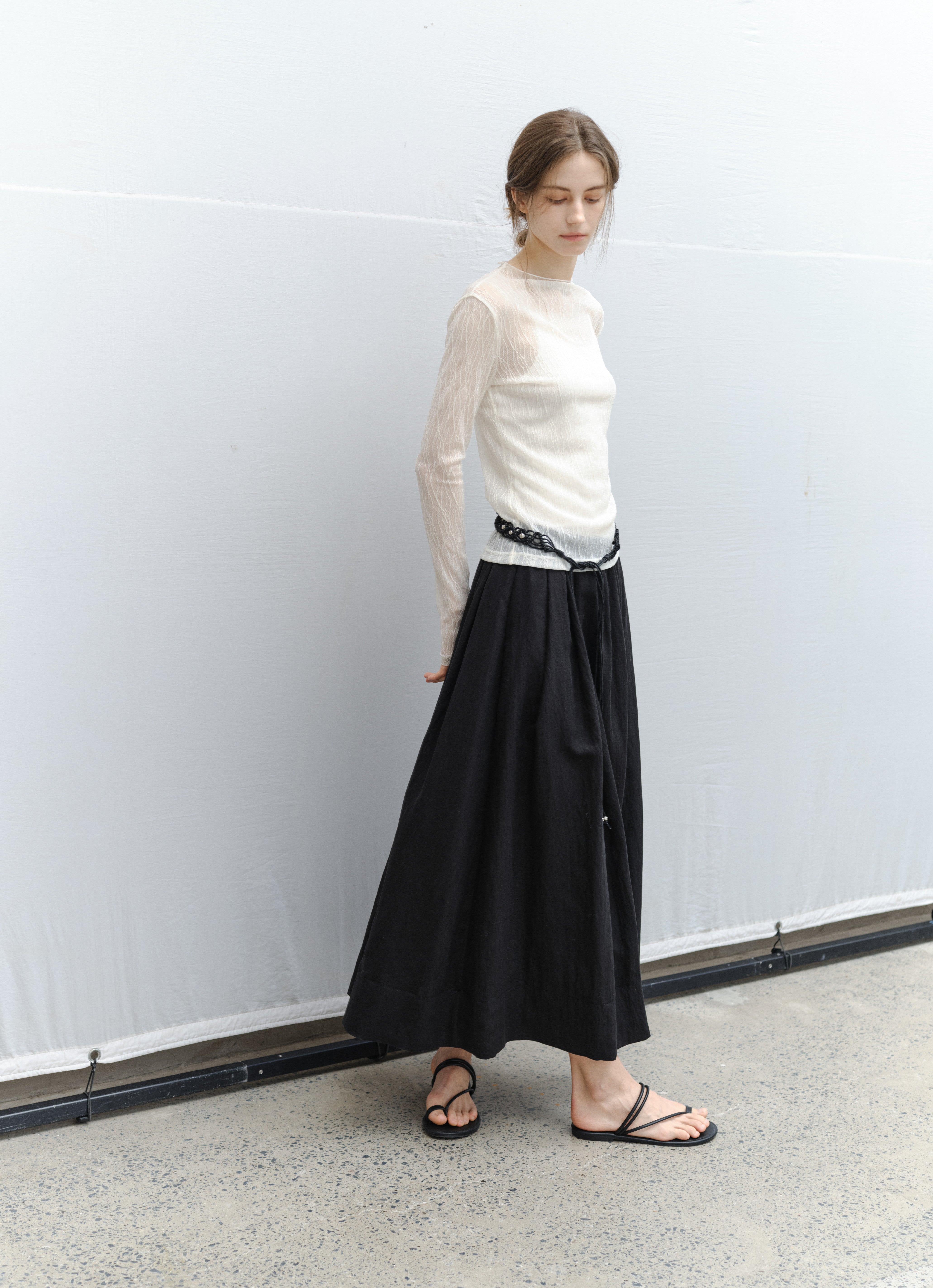 DRY CRINKLE SMOOTH SKIRT / ドライクリンクルスムーススカート