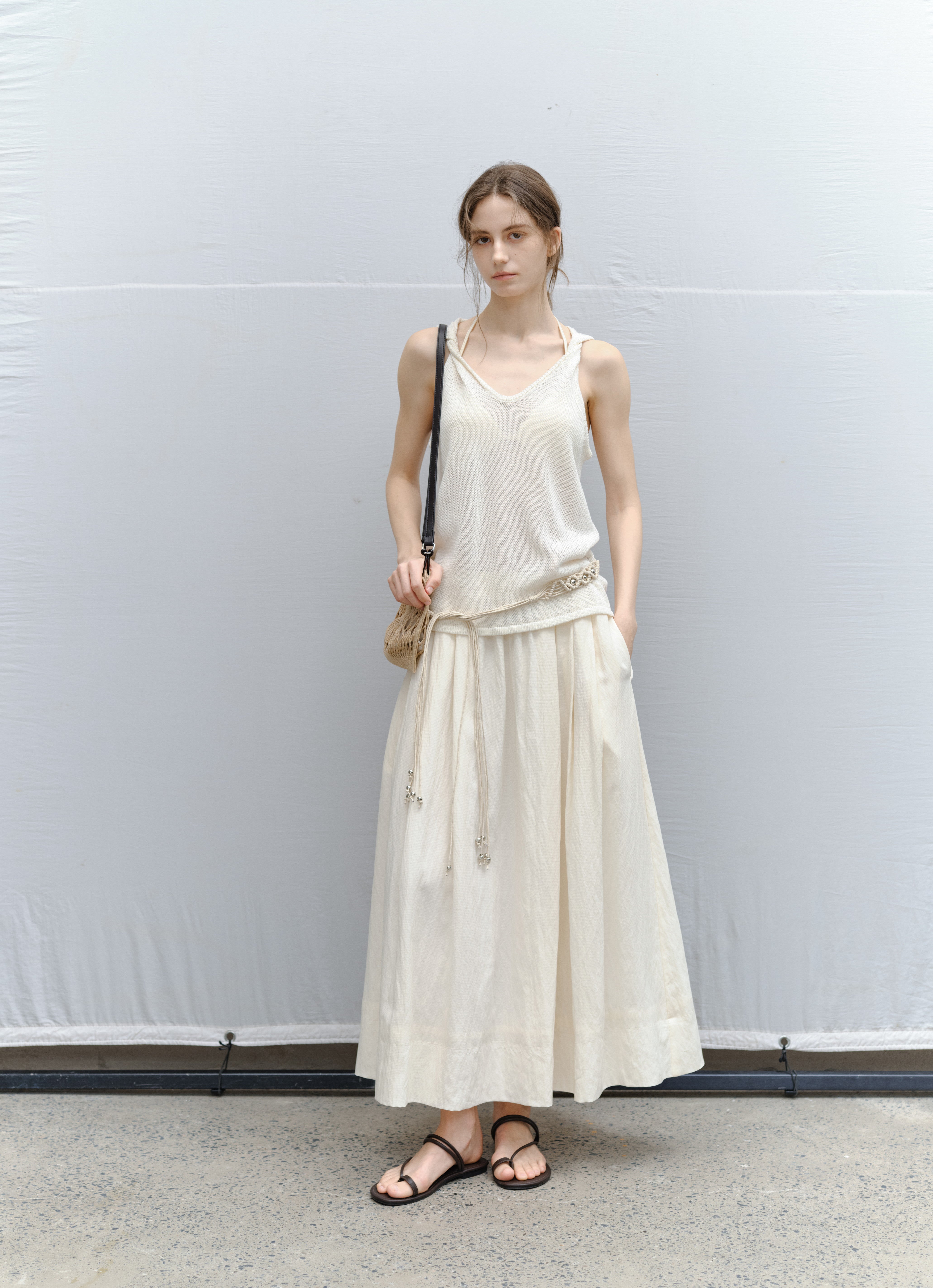 DRY CRINKLE SMOOTH SKIRT / ドライクリンクルスムーススカート