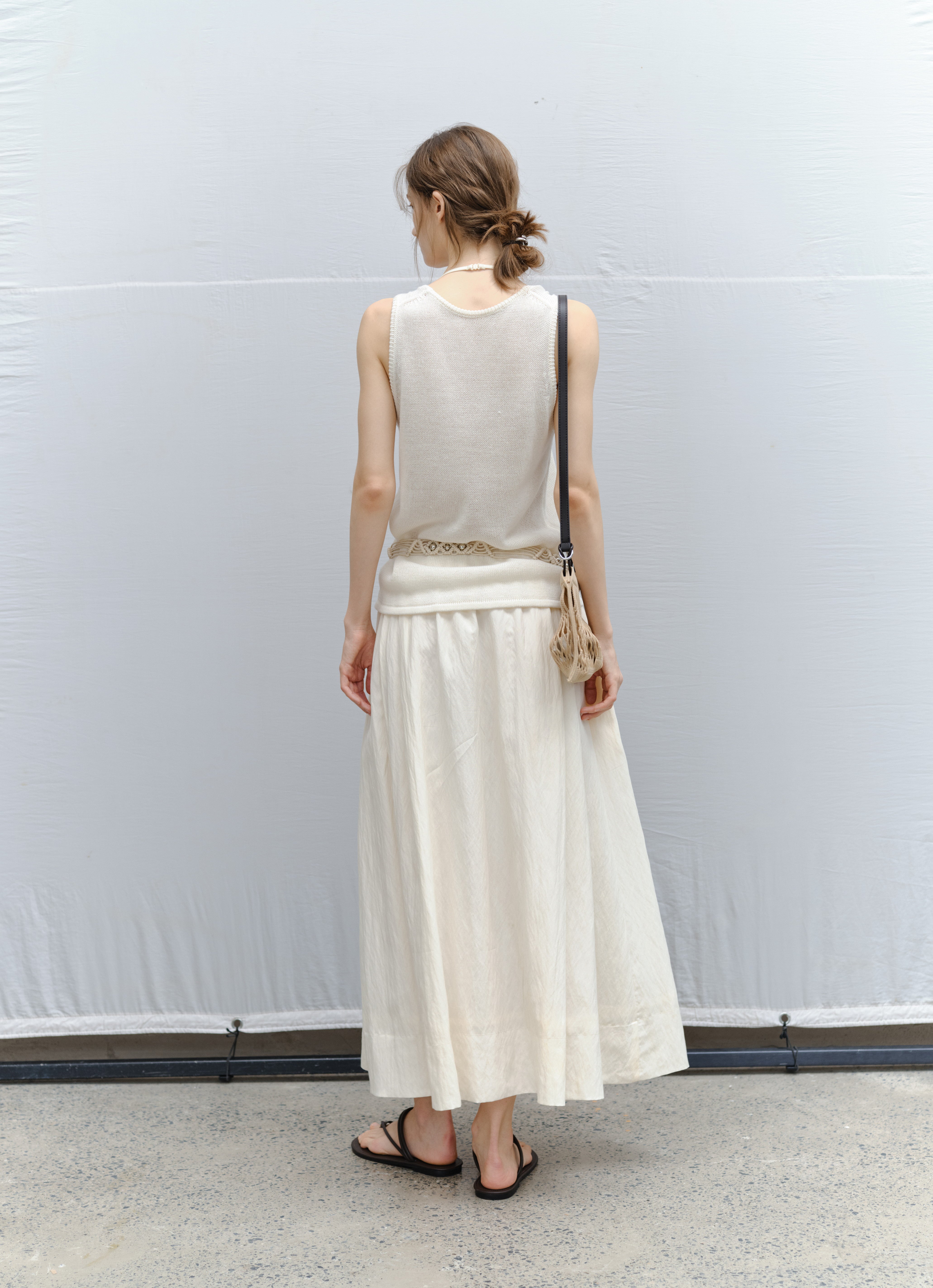 DRY CRINKLE SMOOTH SKIRT / ドライクリンクルスムーススカート