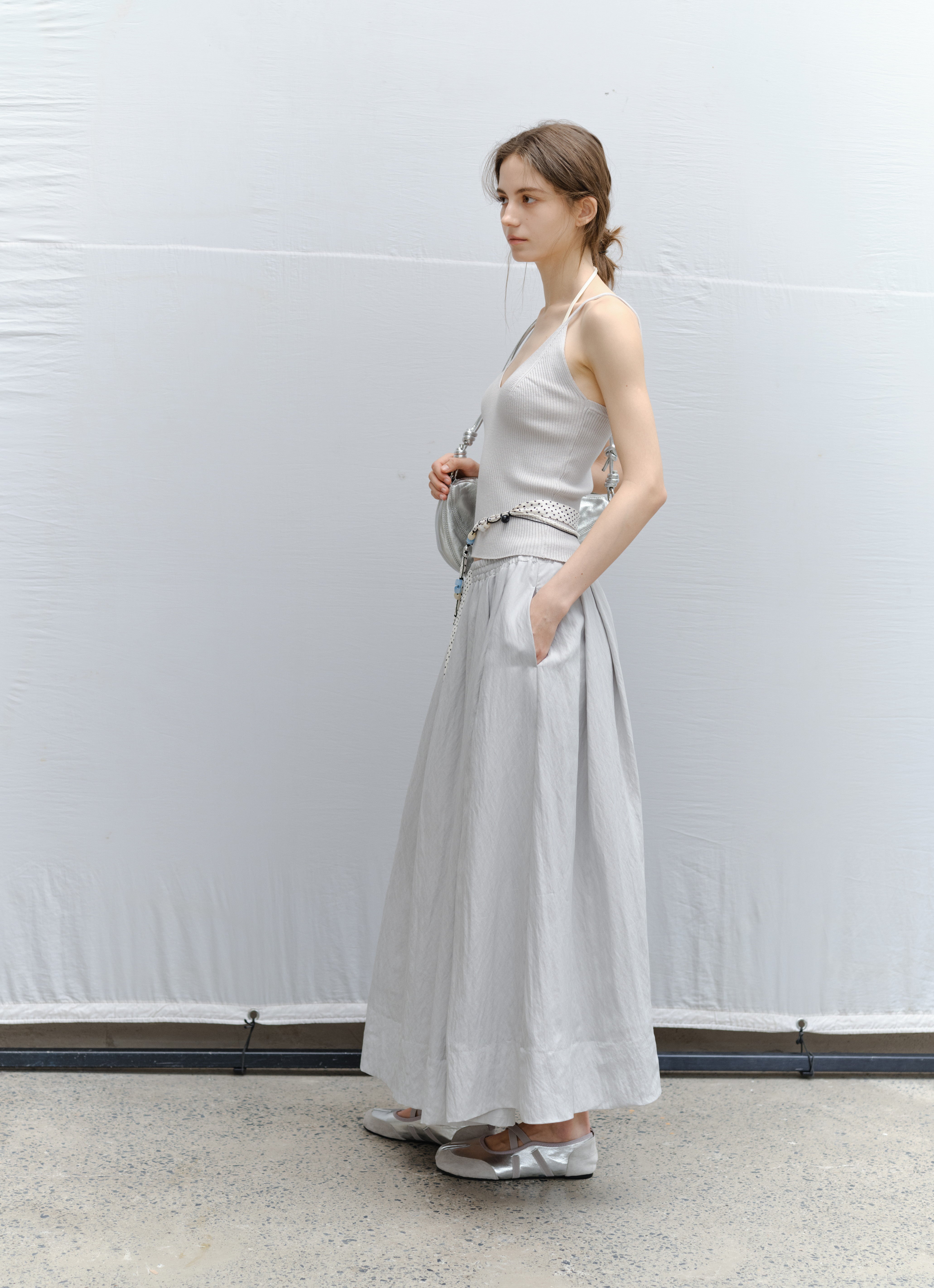 DRY CRINKLE SMOOTH SKIRT / ドライクリンクルスムーススカート