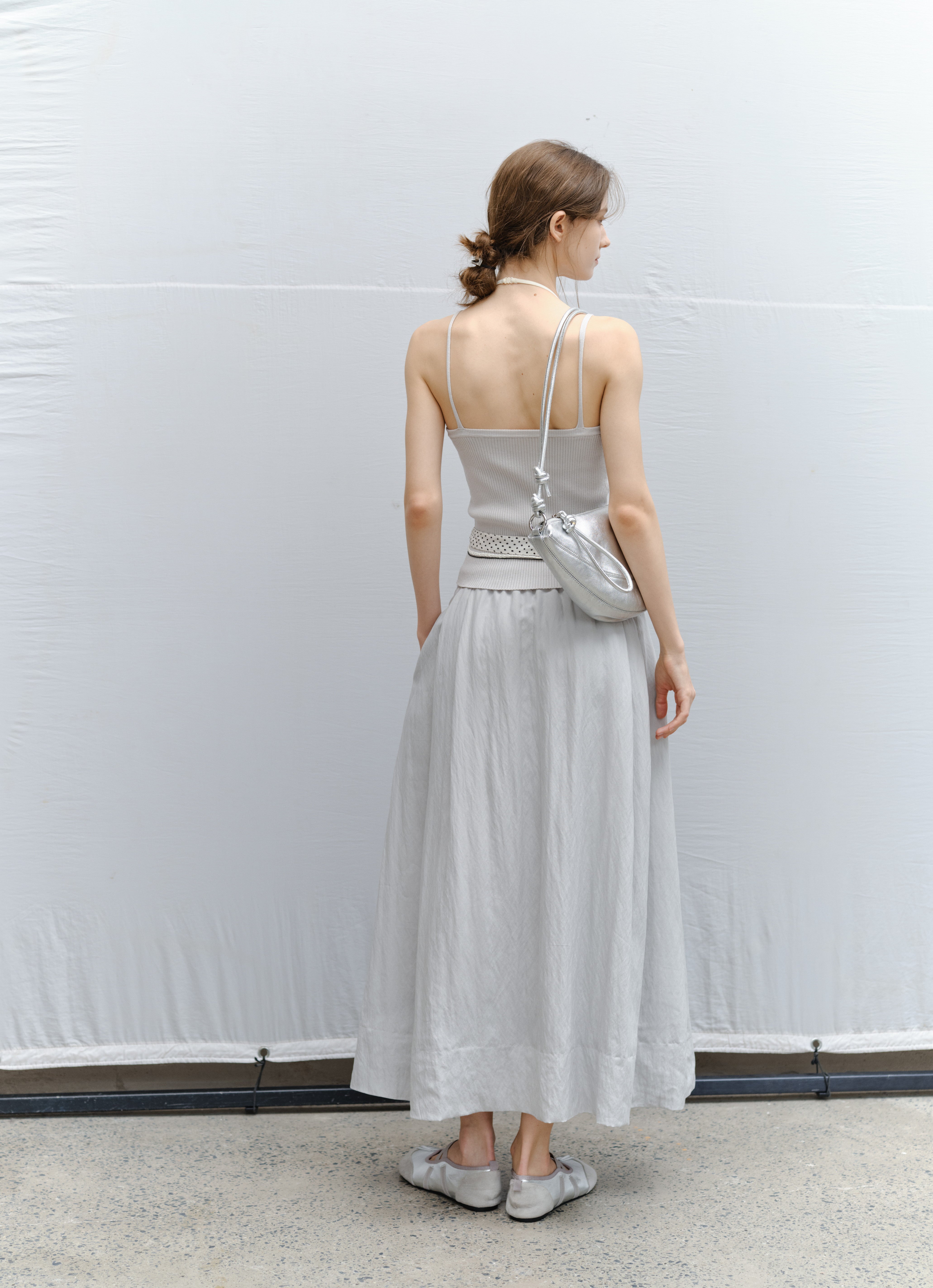DRY CRINKLE SMOOTH SKIRT