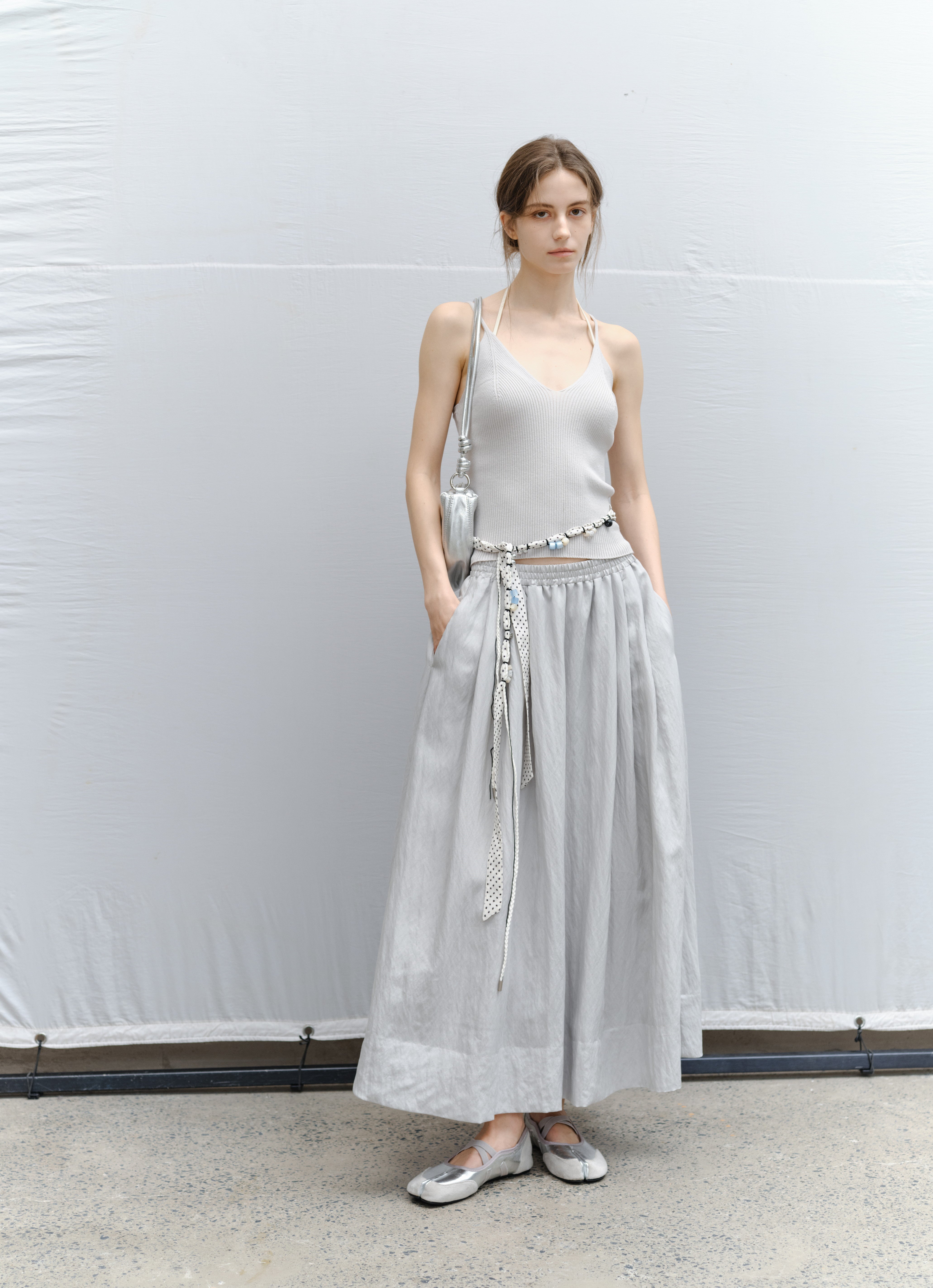 DRY CRINKLE SMOOTH SKIRT / ドライクリンクルスムーススカート