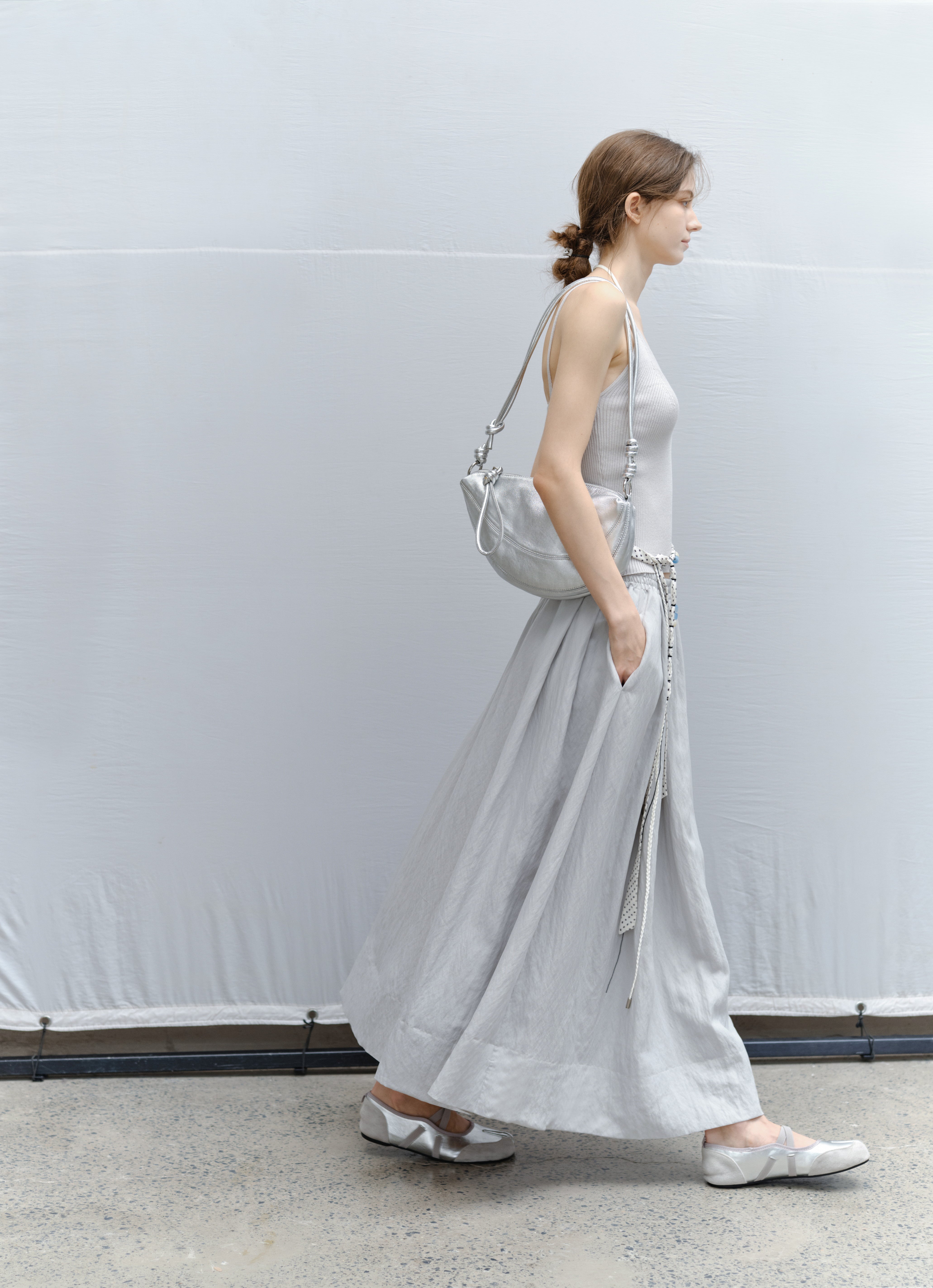 DRY CRINKLE SMOOTH SKIRT