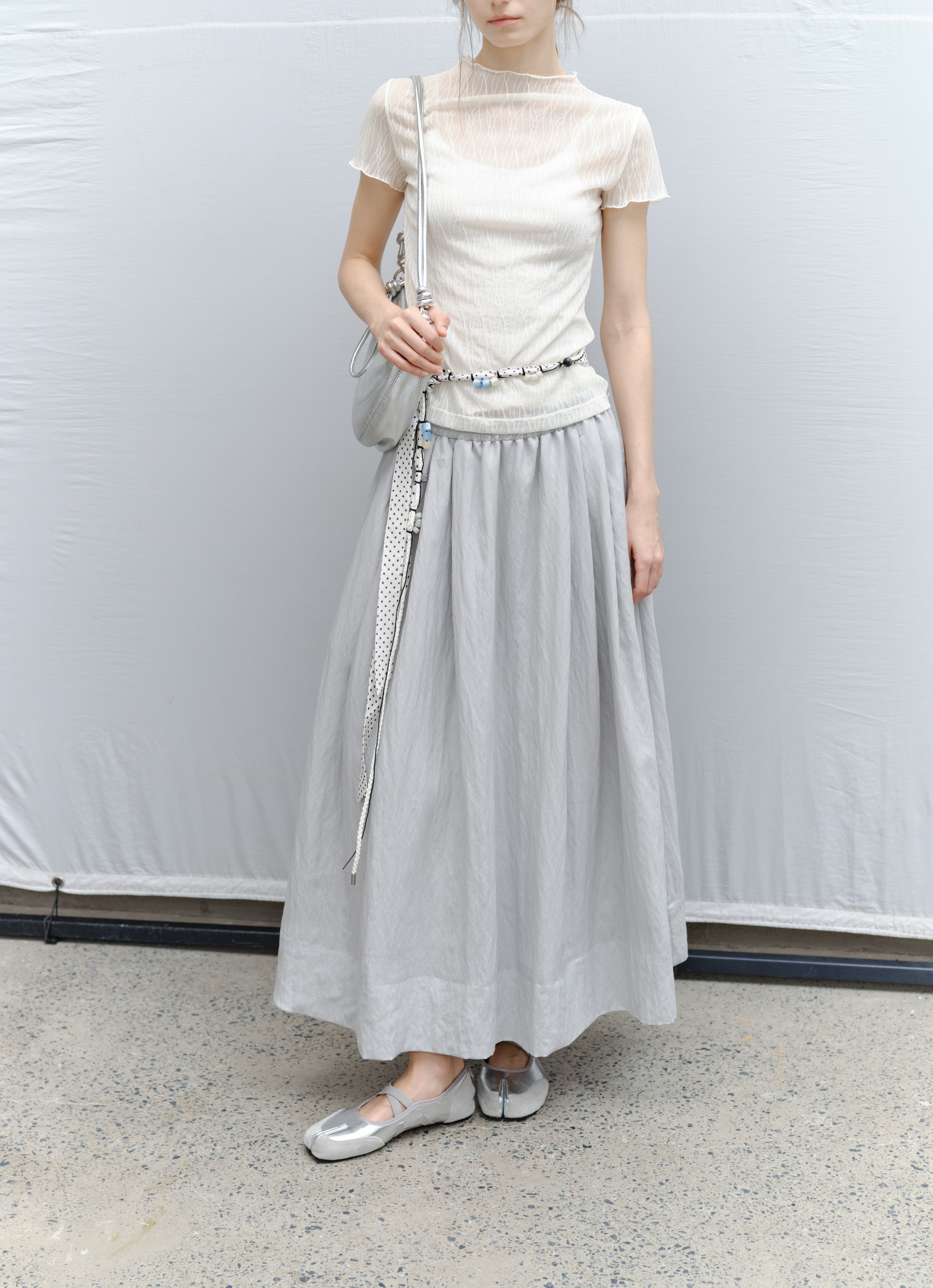 DRY CRINKLE SMOOTH SKIRT / ドライクリンクルスムーススカート