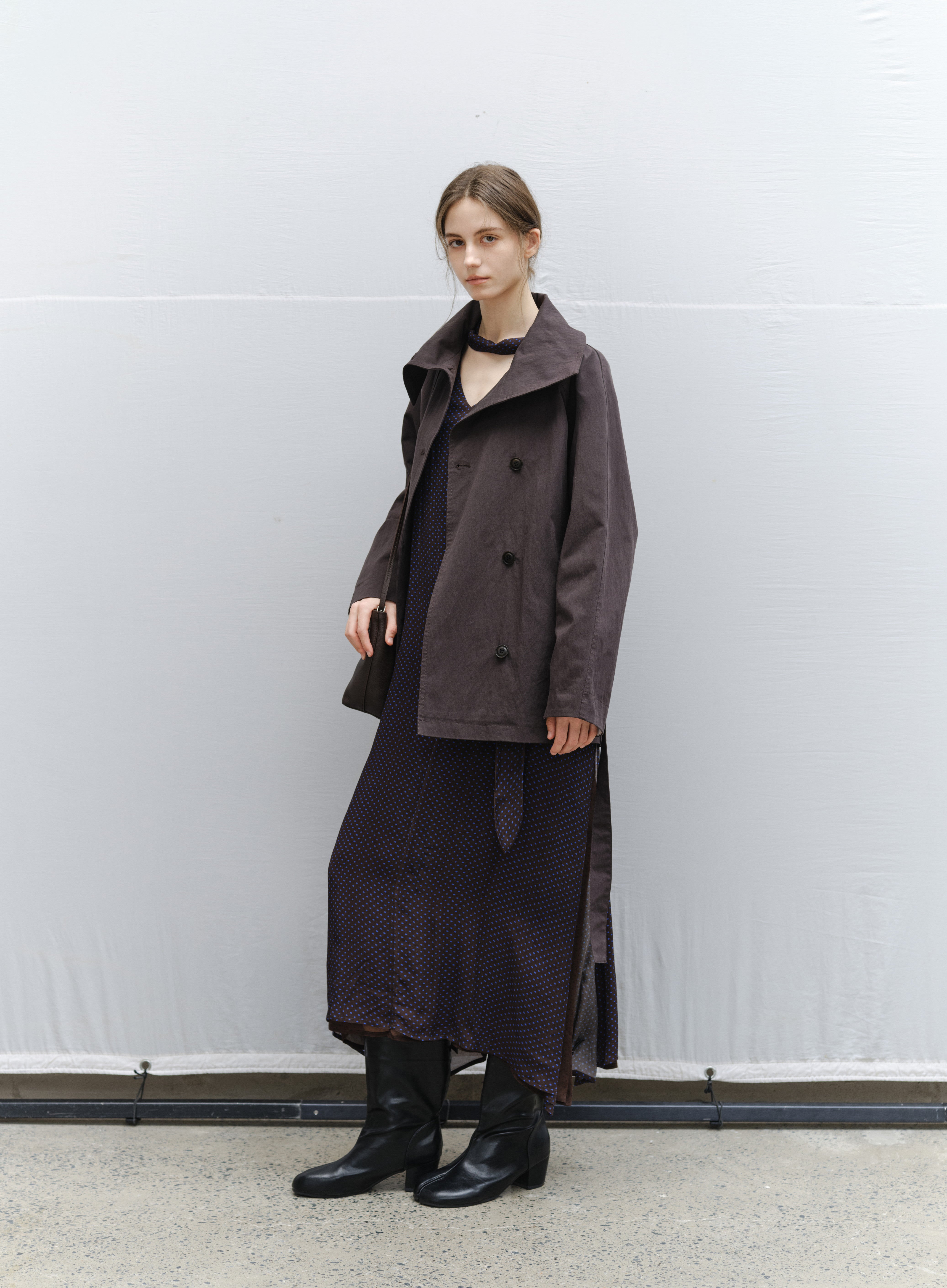 NATURAL COLOR MIDI TRENCH / ナチュラルカラーミドルトレンチ