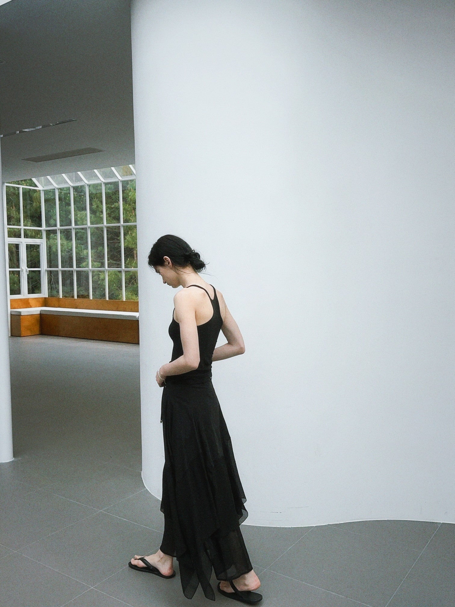 MIX FRILL TIERED SKIRT / ミックスフリルティアードスカート