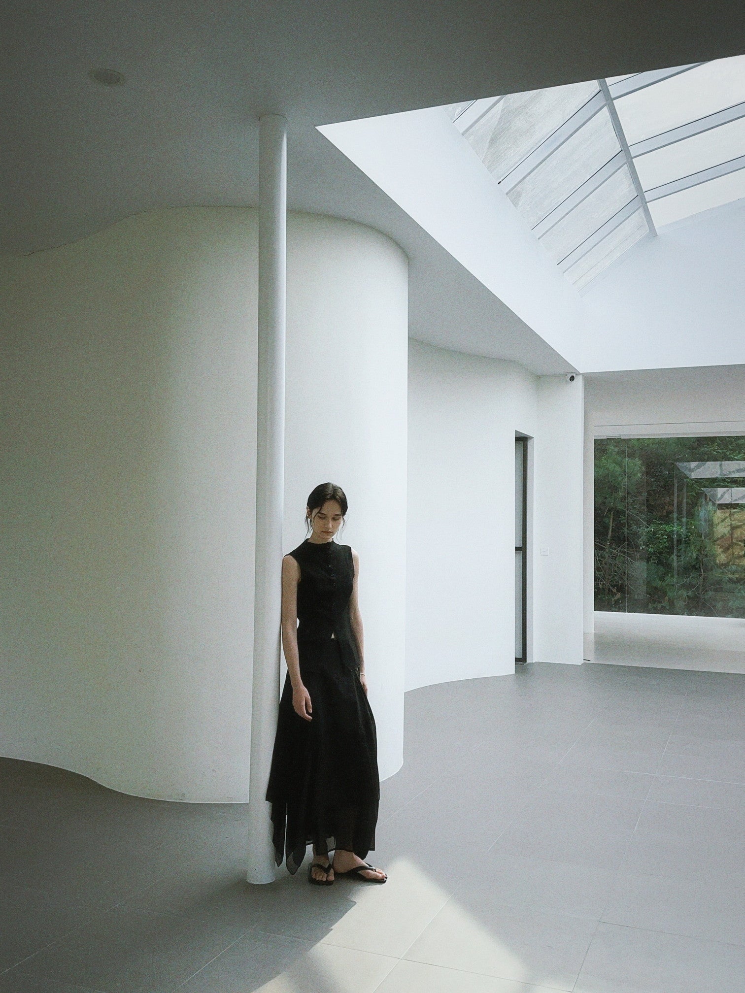 SHEER STRIPE AIRY BLOUSE / シアーストライプエアリーブラウス