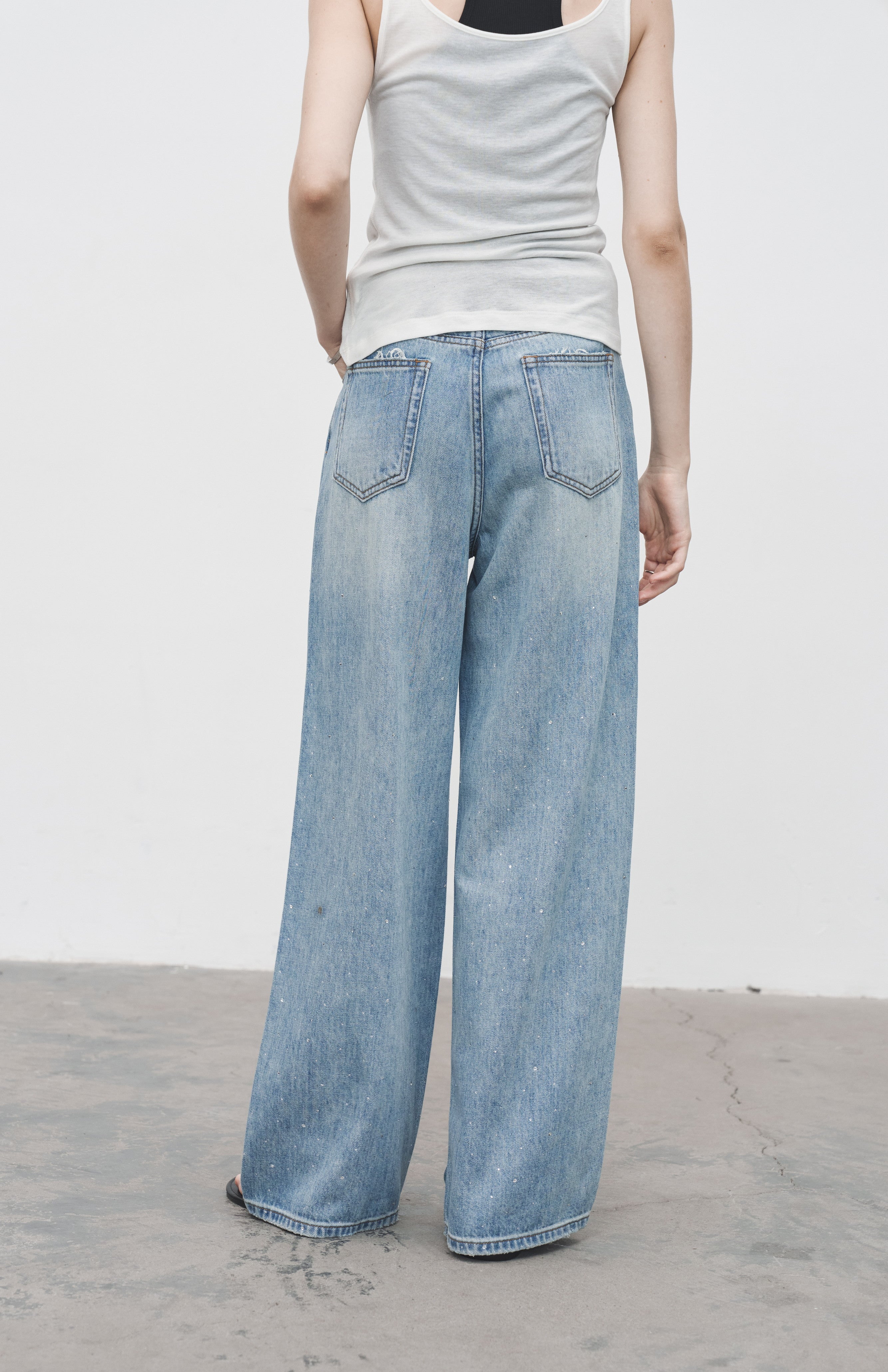 SEA SALT BLUE JEANS