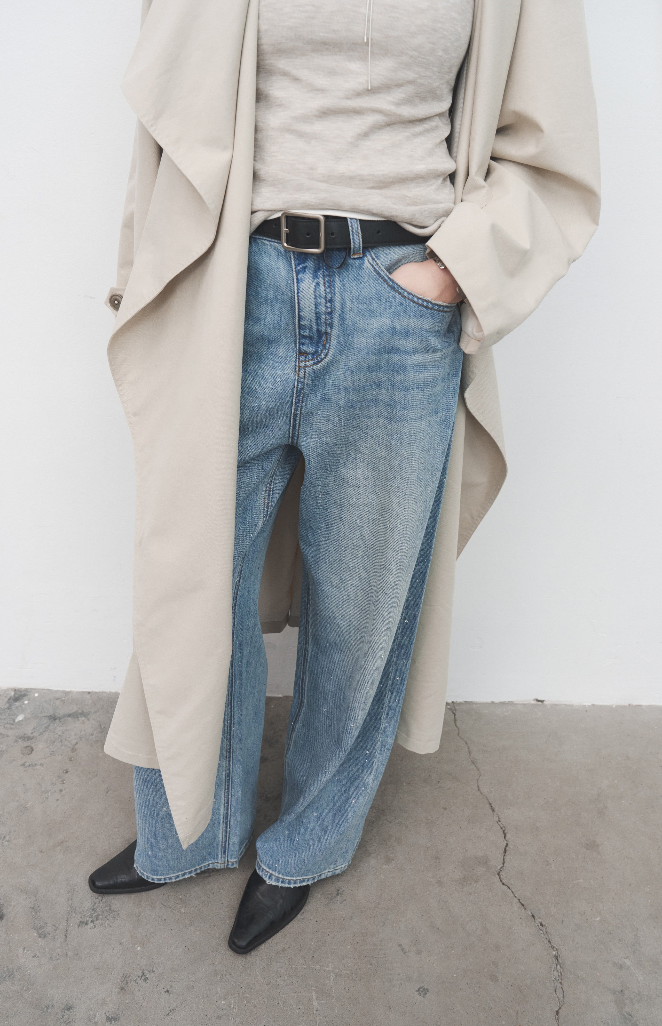 SEA SALT BLUE JEANS