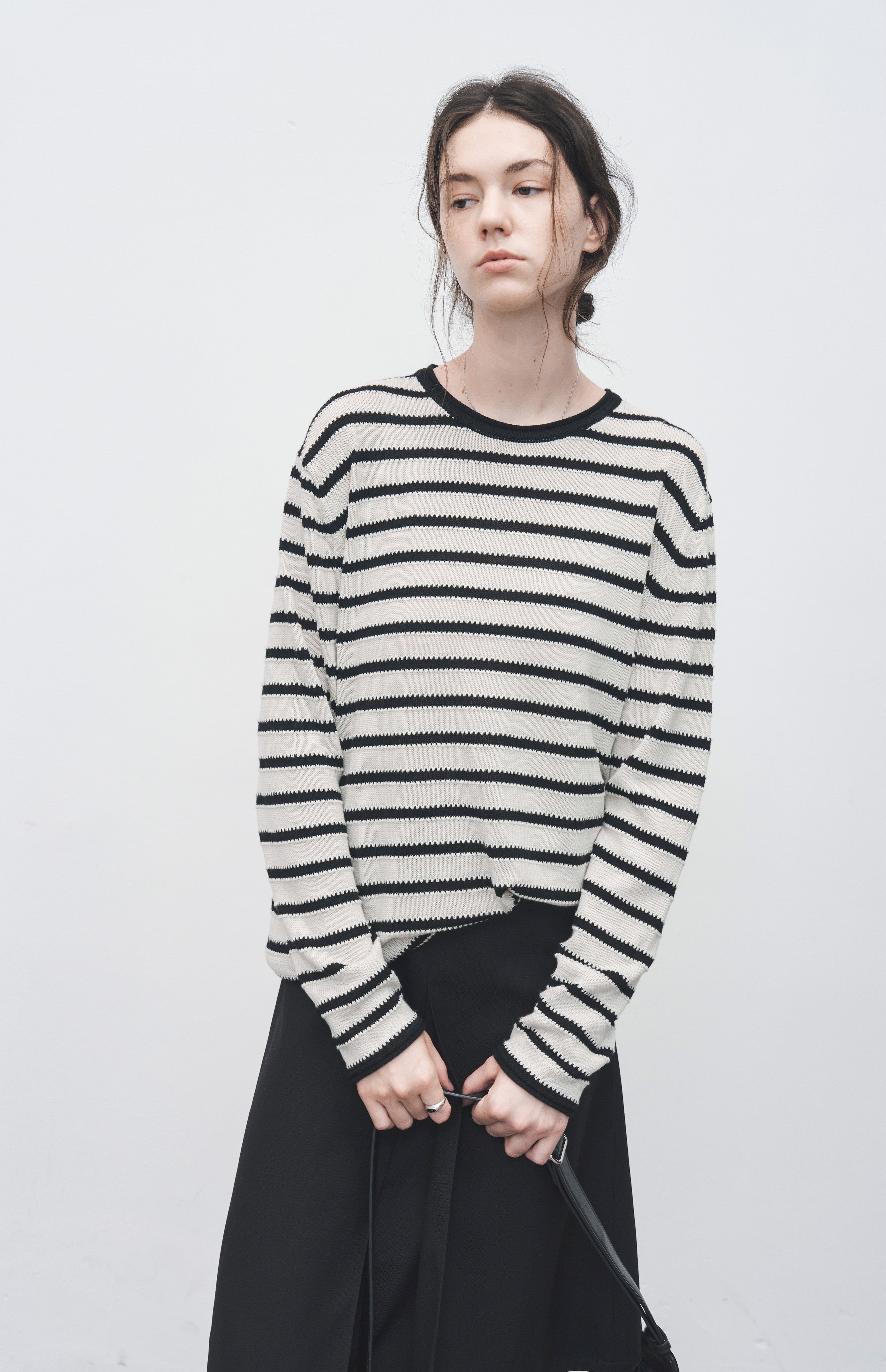 FULL STRIPE LOOSE SWEATER