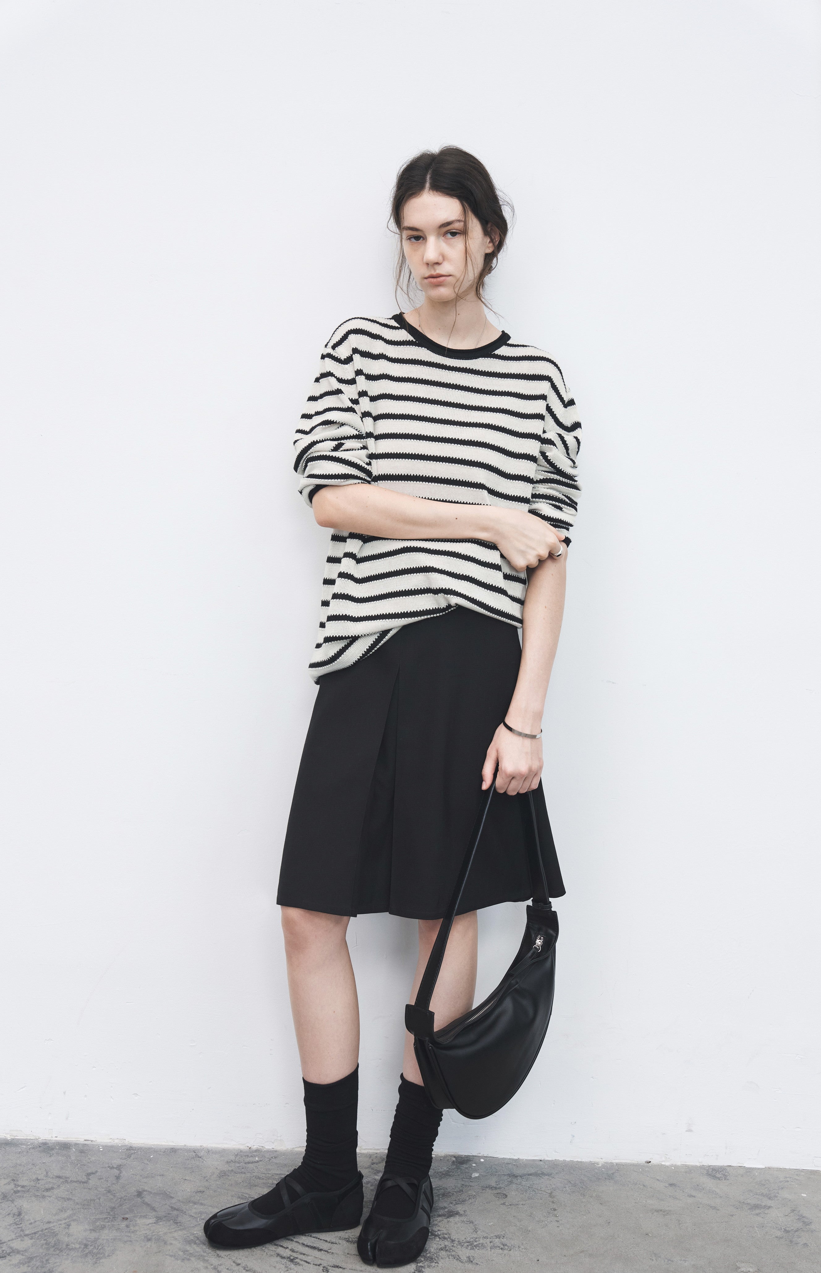 FULL STRIPE LOOSE SWEATER