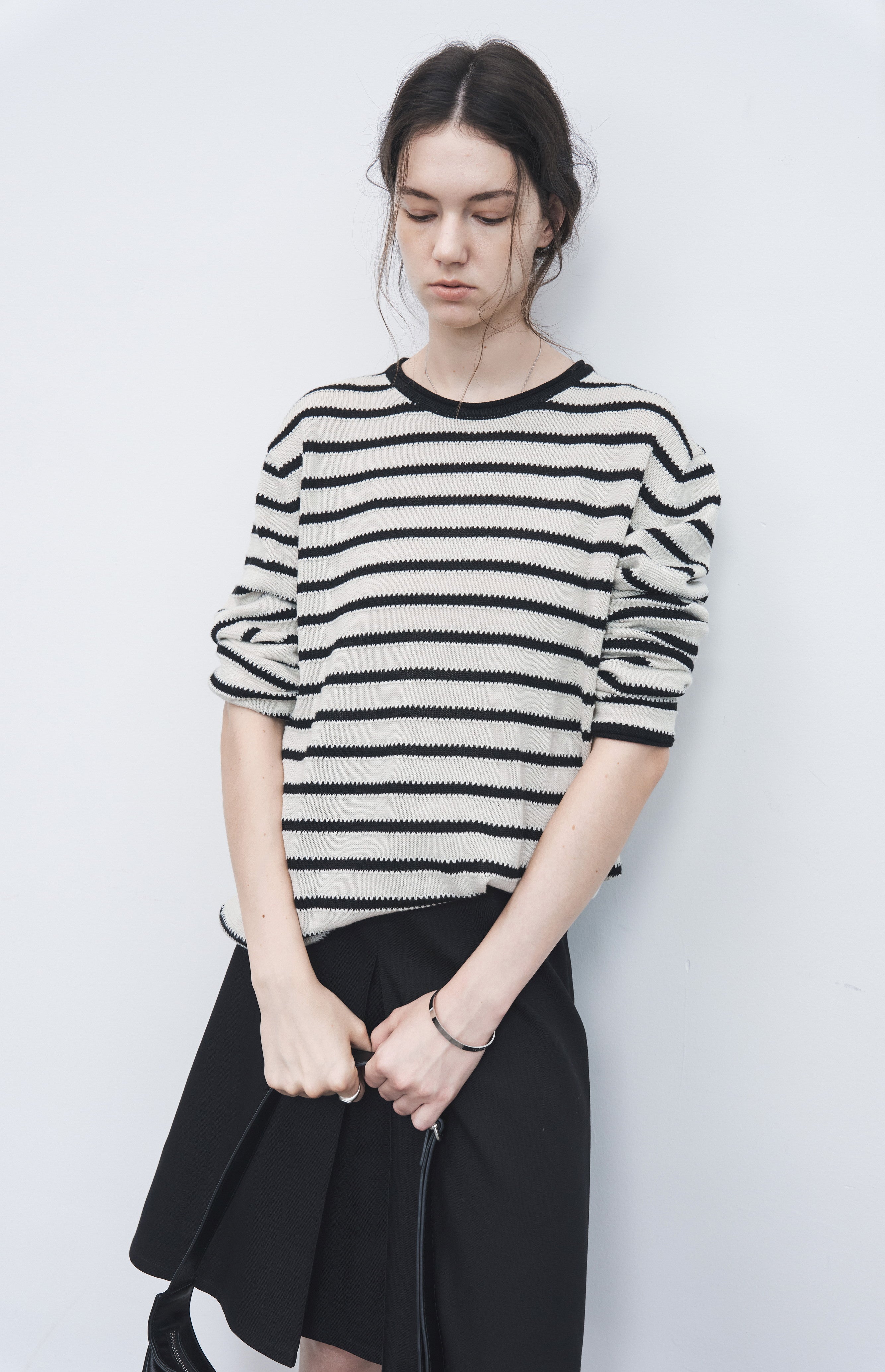 FULL STRIPE LOOSE SWEATER