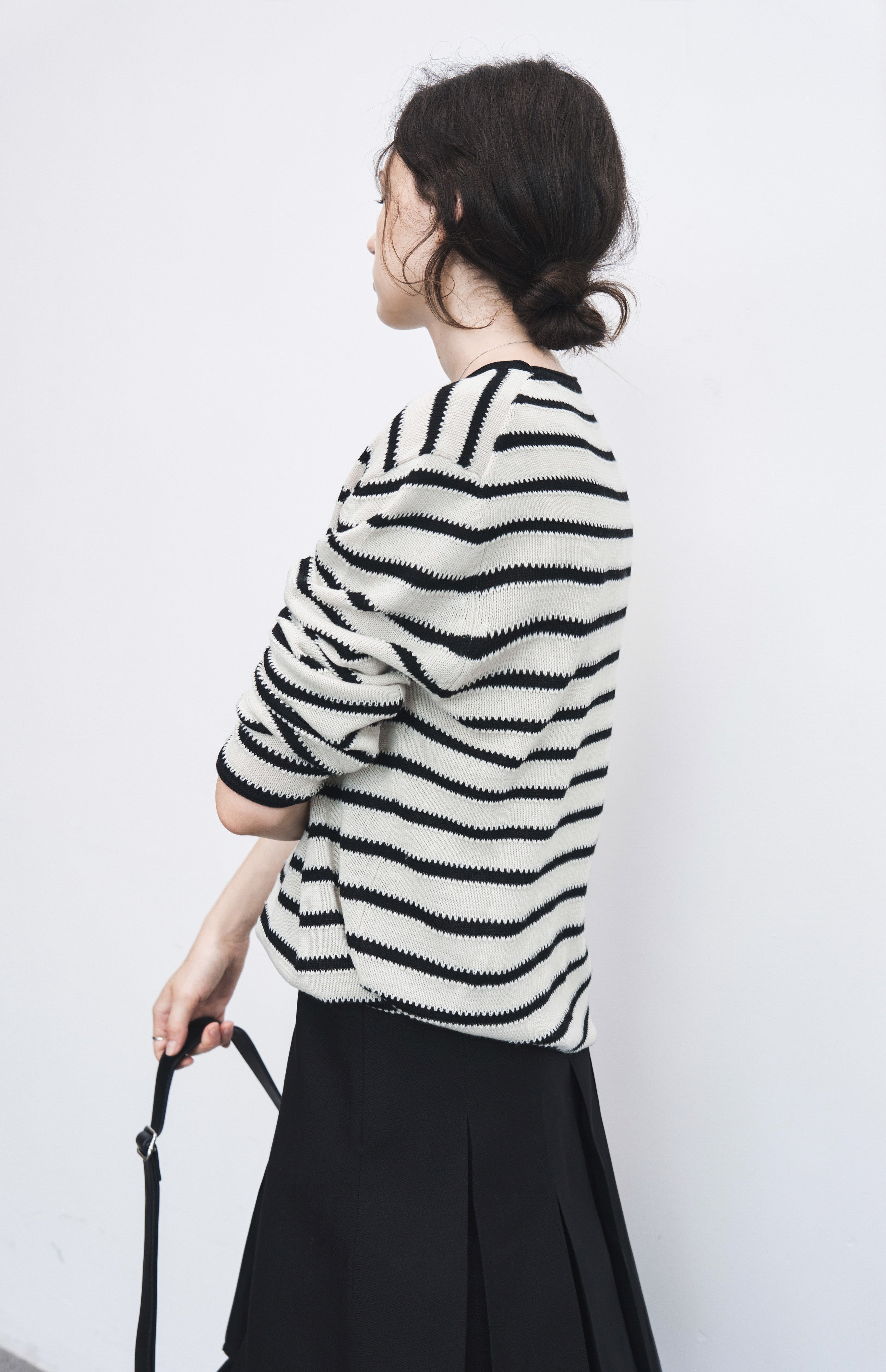 FULL STRIPE LOOSE SWEATER