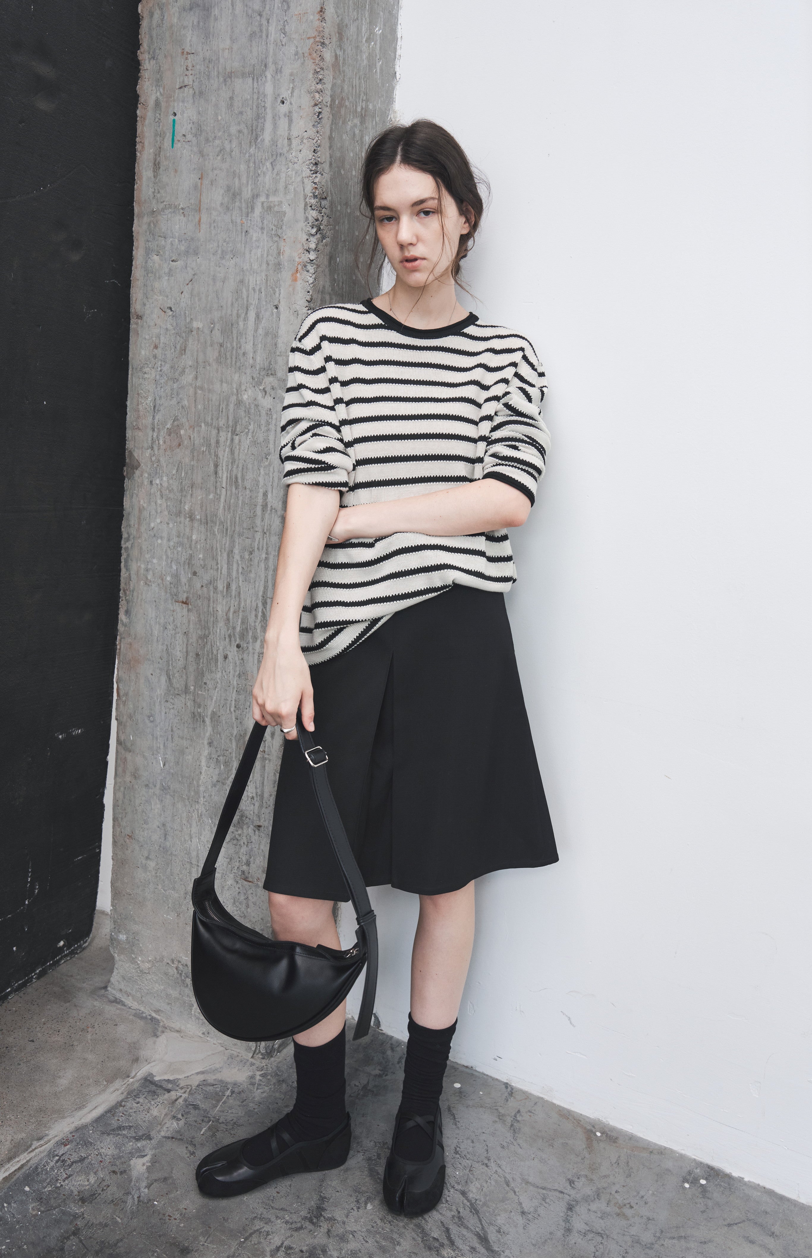 FULL STRIPE LOOSE SWEATER