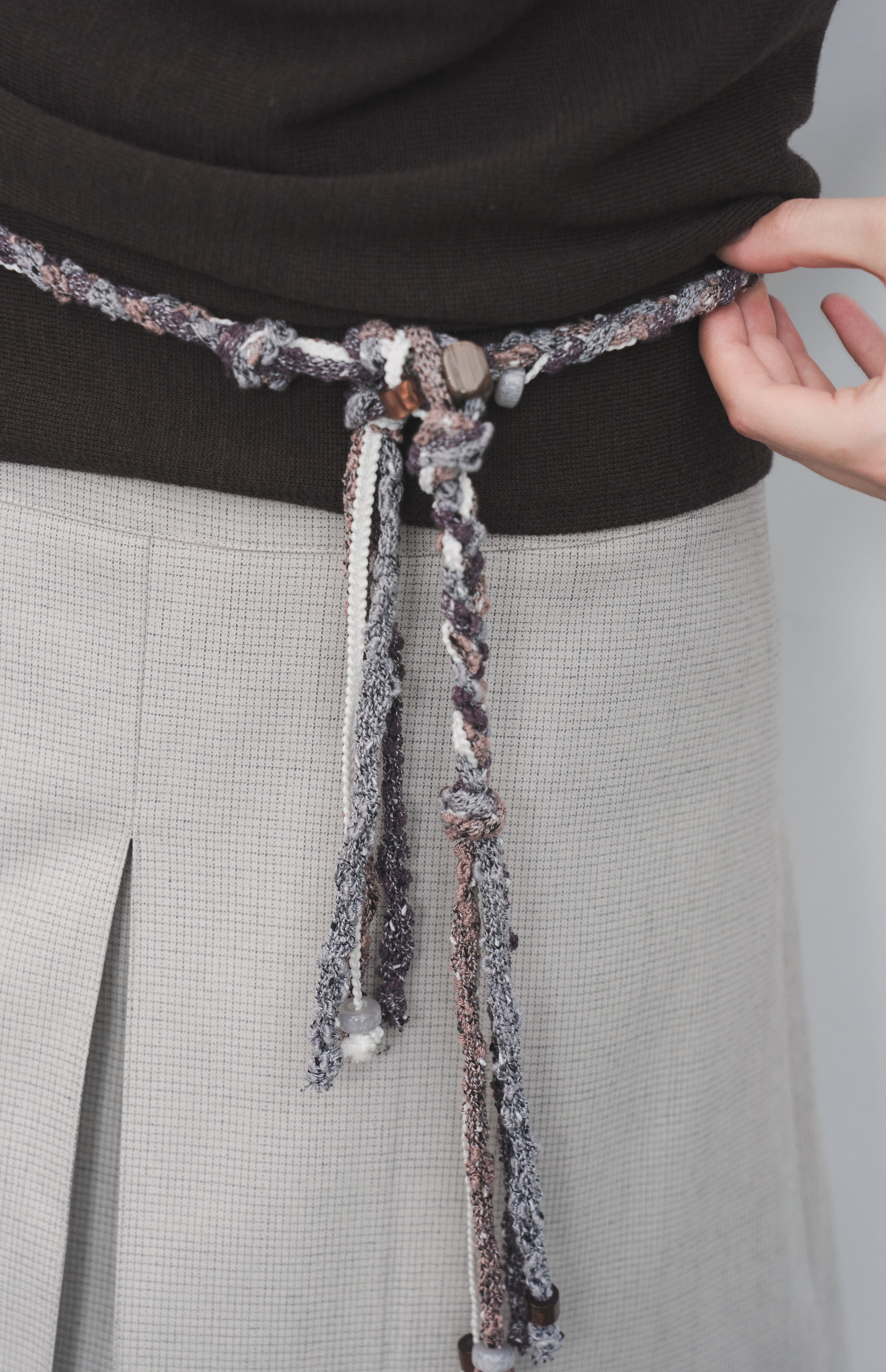 COLOR MIX ROPE BELT