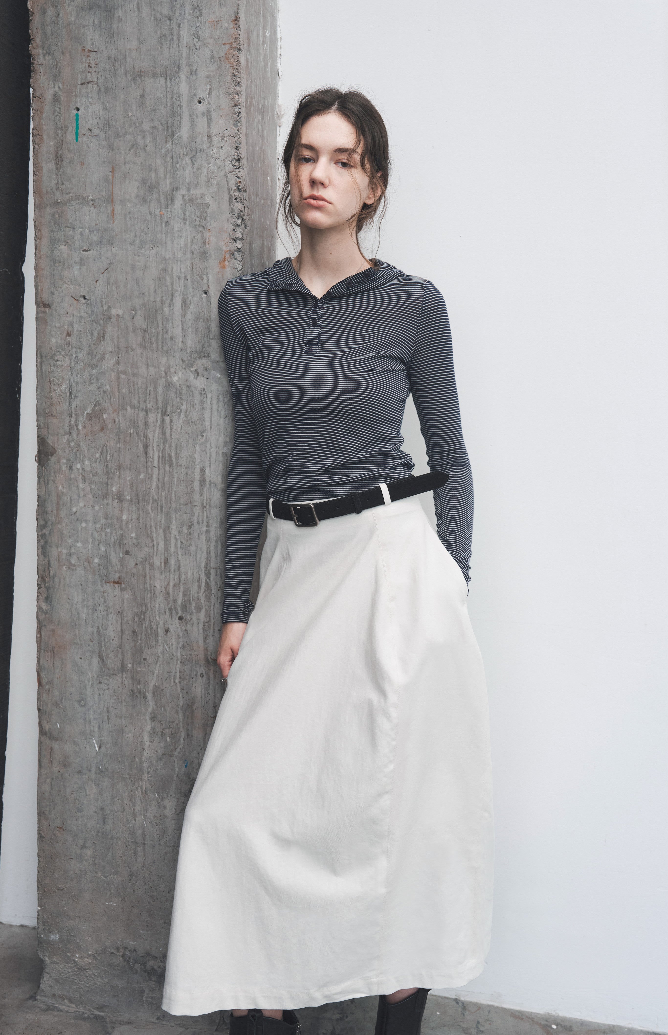 WIDE CUT COCOON SKIRT / ワイドカットコクーンスカート