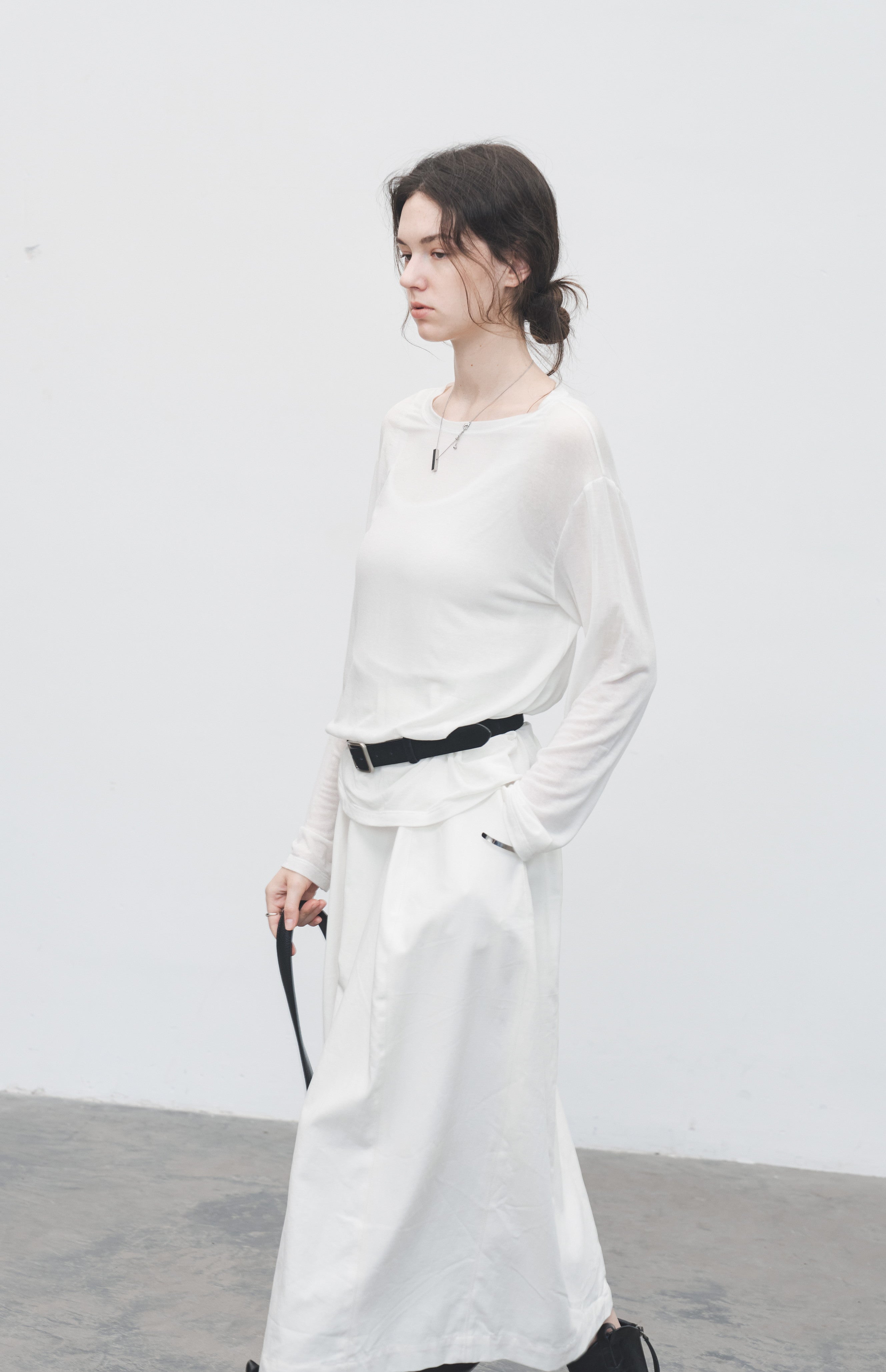 WIDE CUT COCOON SKIRT / ワイドカットコクーンスカート