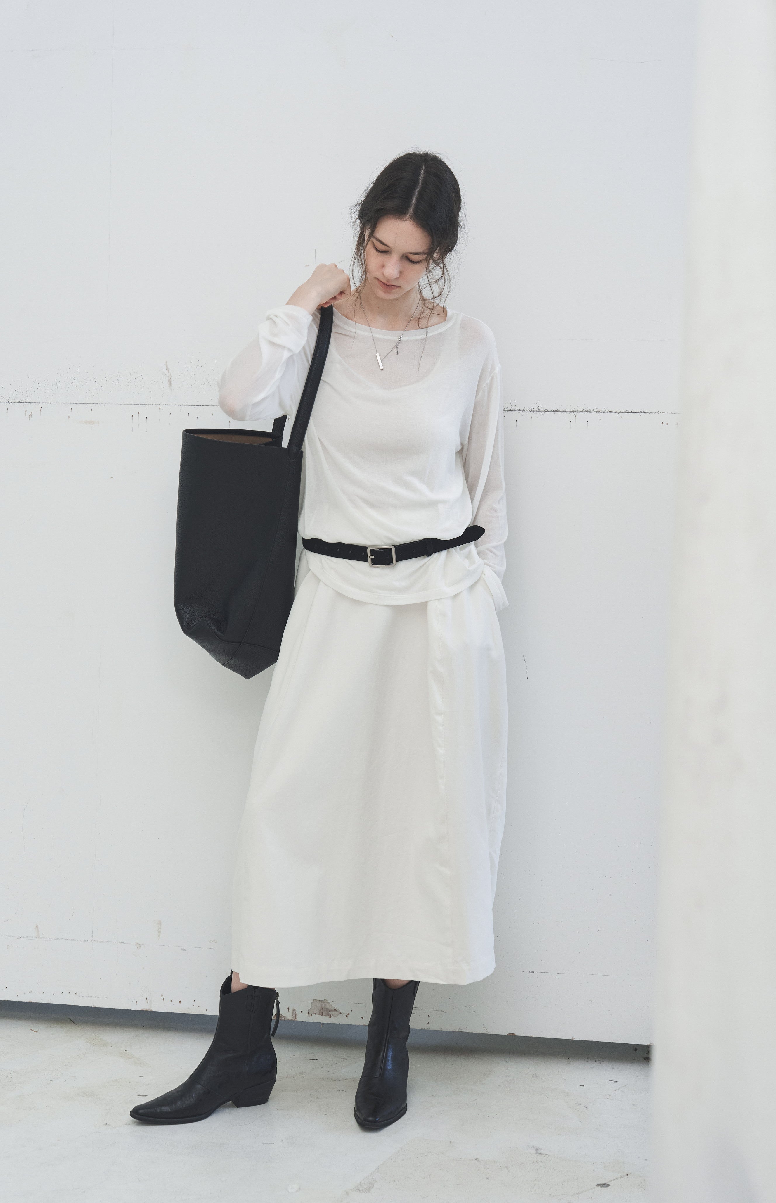 WIDE CUT COCOON SKIRT / ワイドカットコクーンスカート