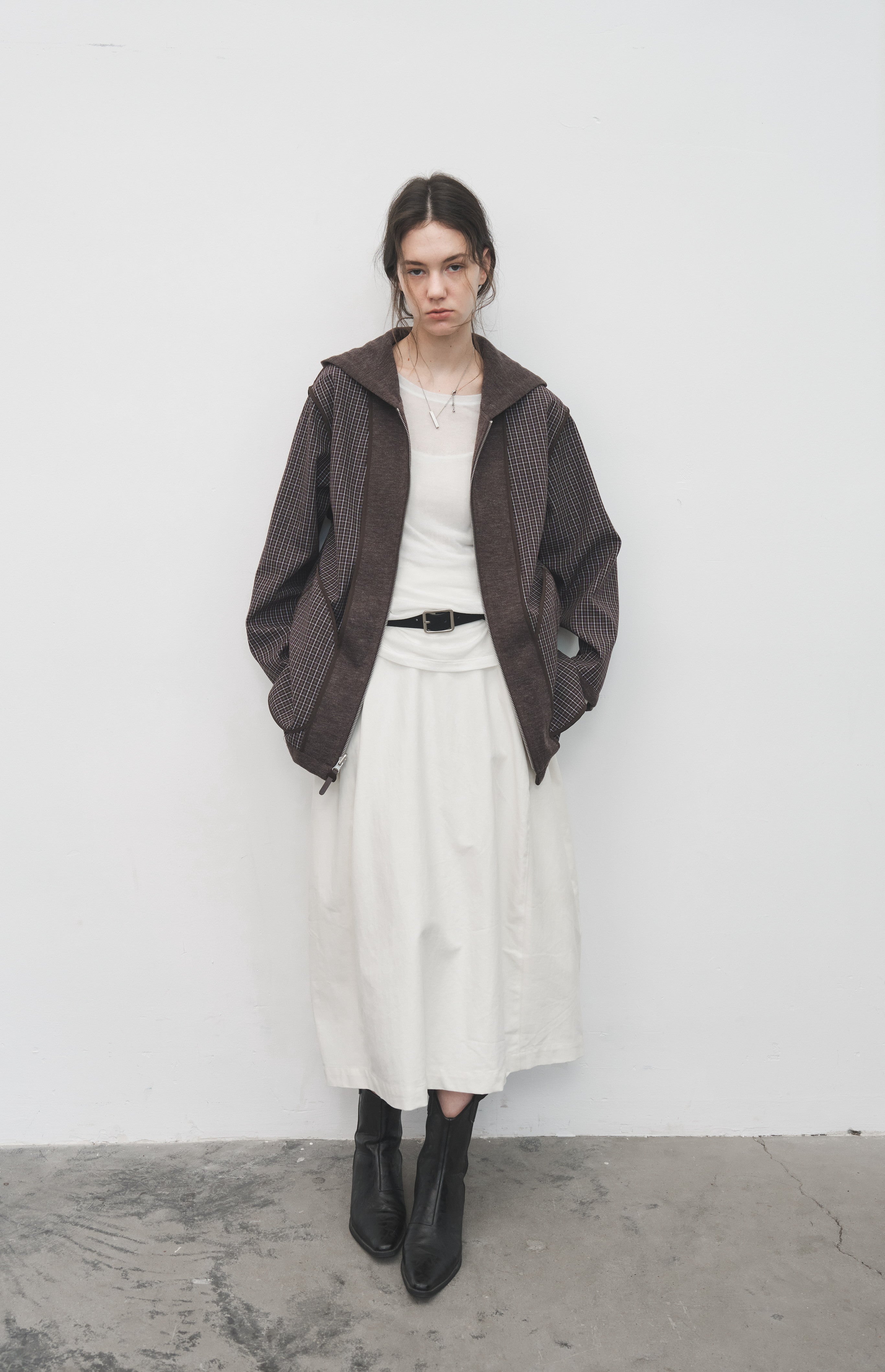WIDE CUT COCOON SKIRT / ワイドカットコクーンスカート