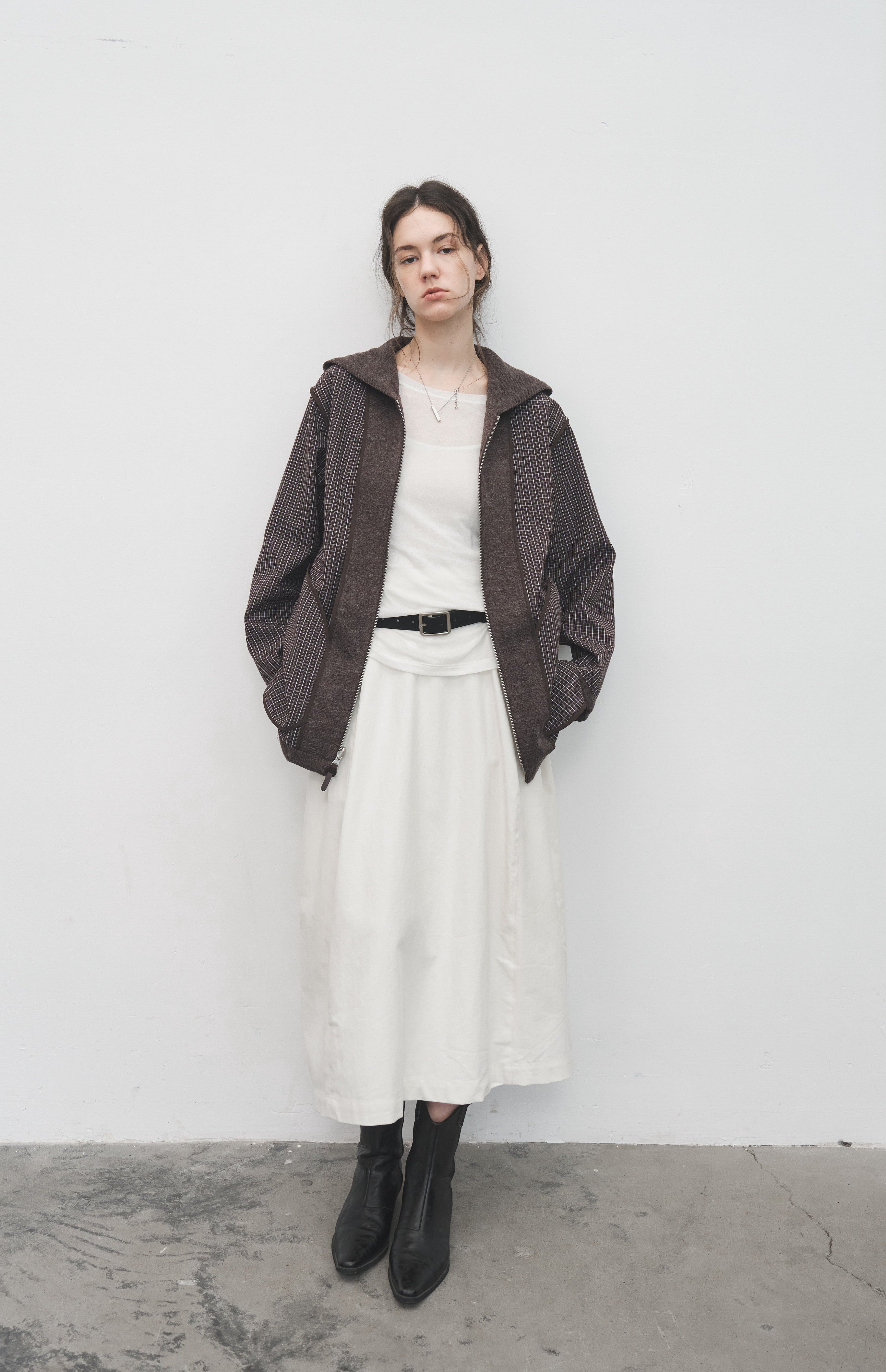 WIDE CUT COCOON SKIRT / ワイドカットコクーンスカート
