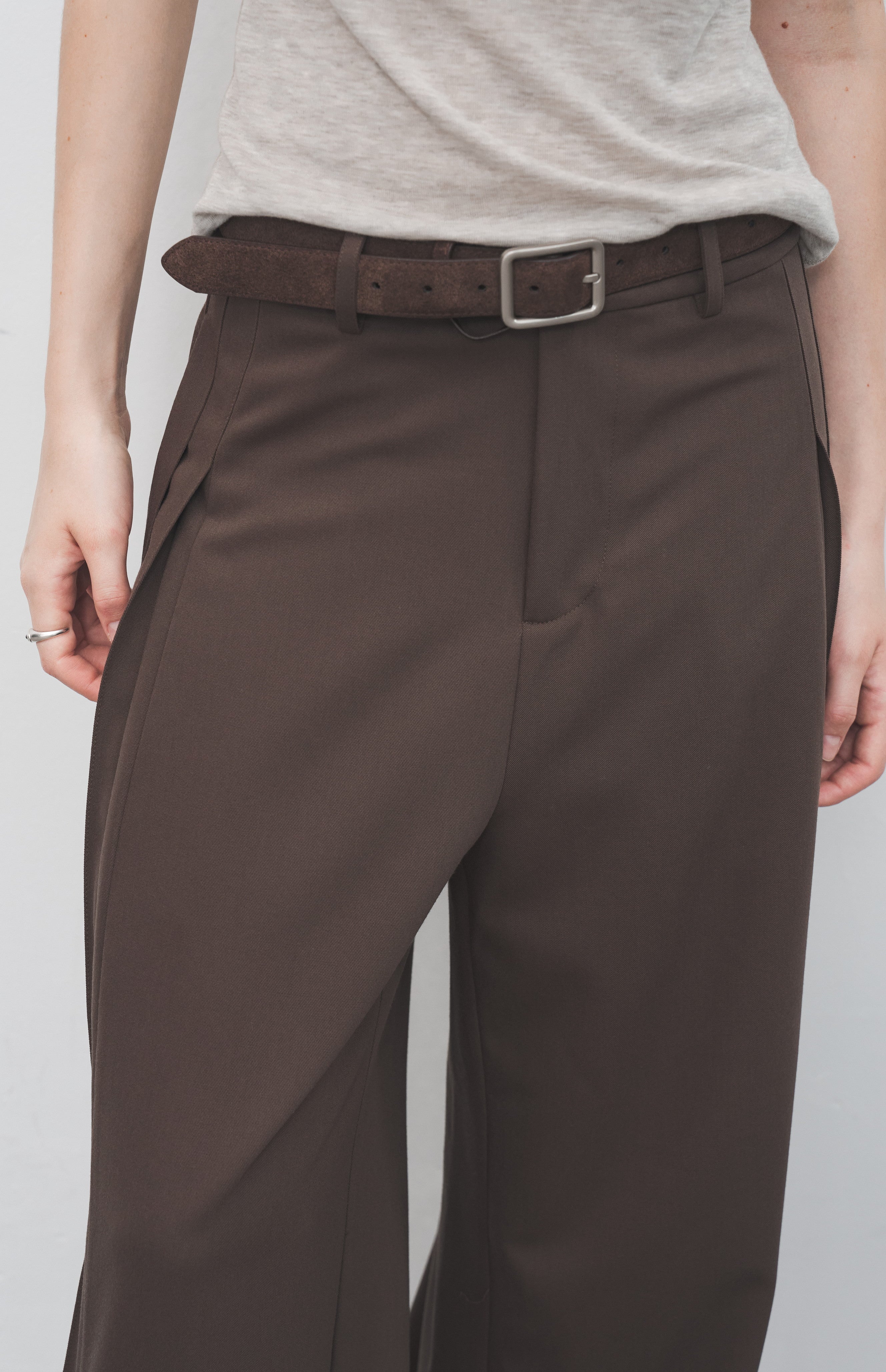 SIDE PLEATED WIDE SLACKS / サイドプリーツワイドスラックス