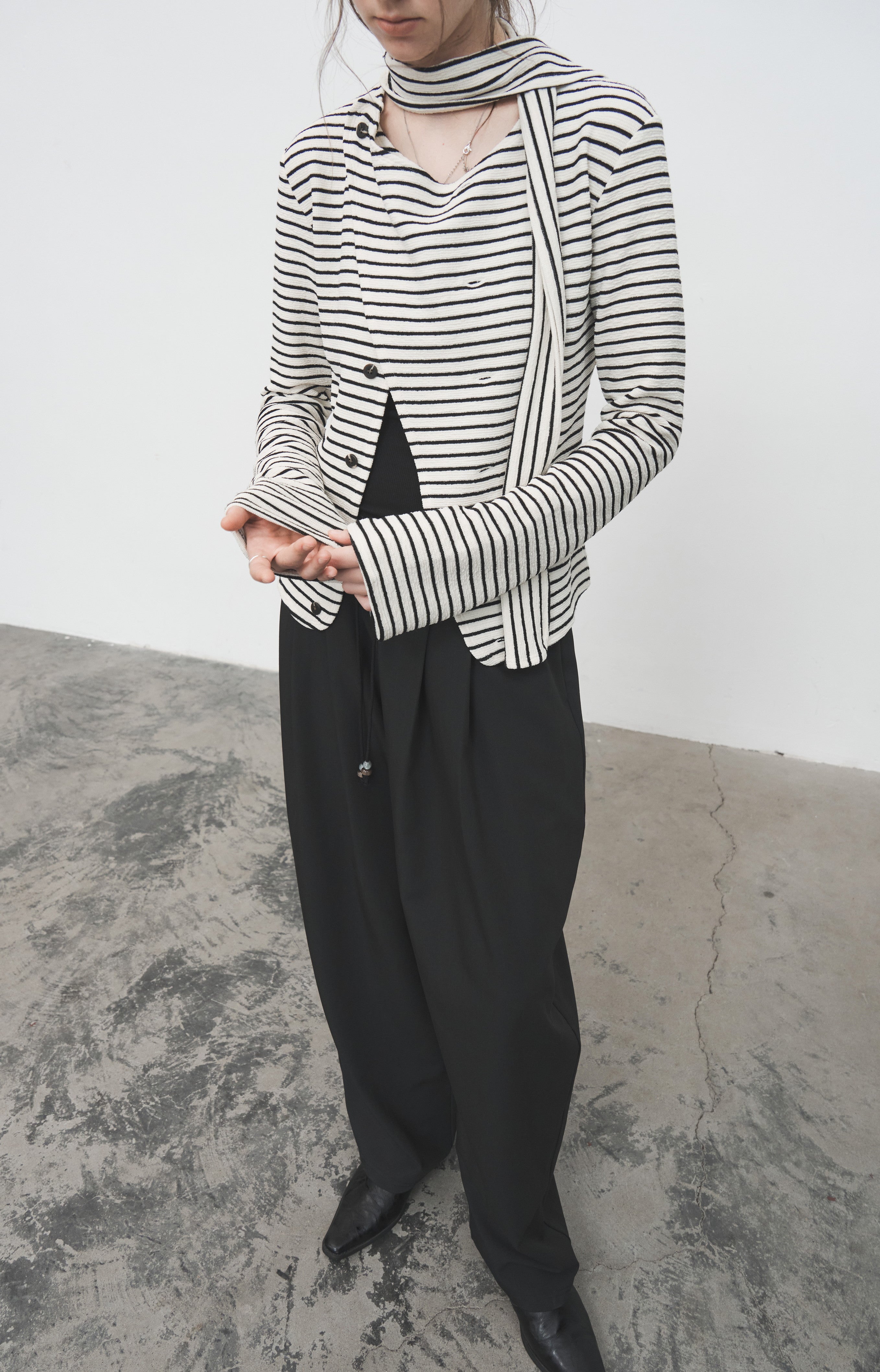 LOOSE DRAPE WIDE SLACKS